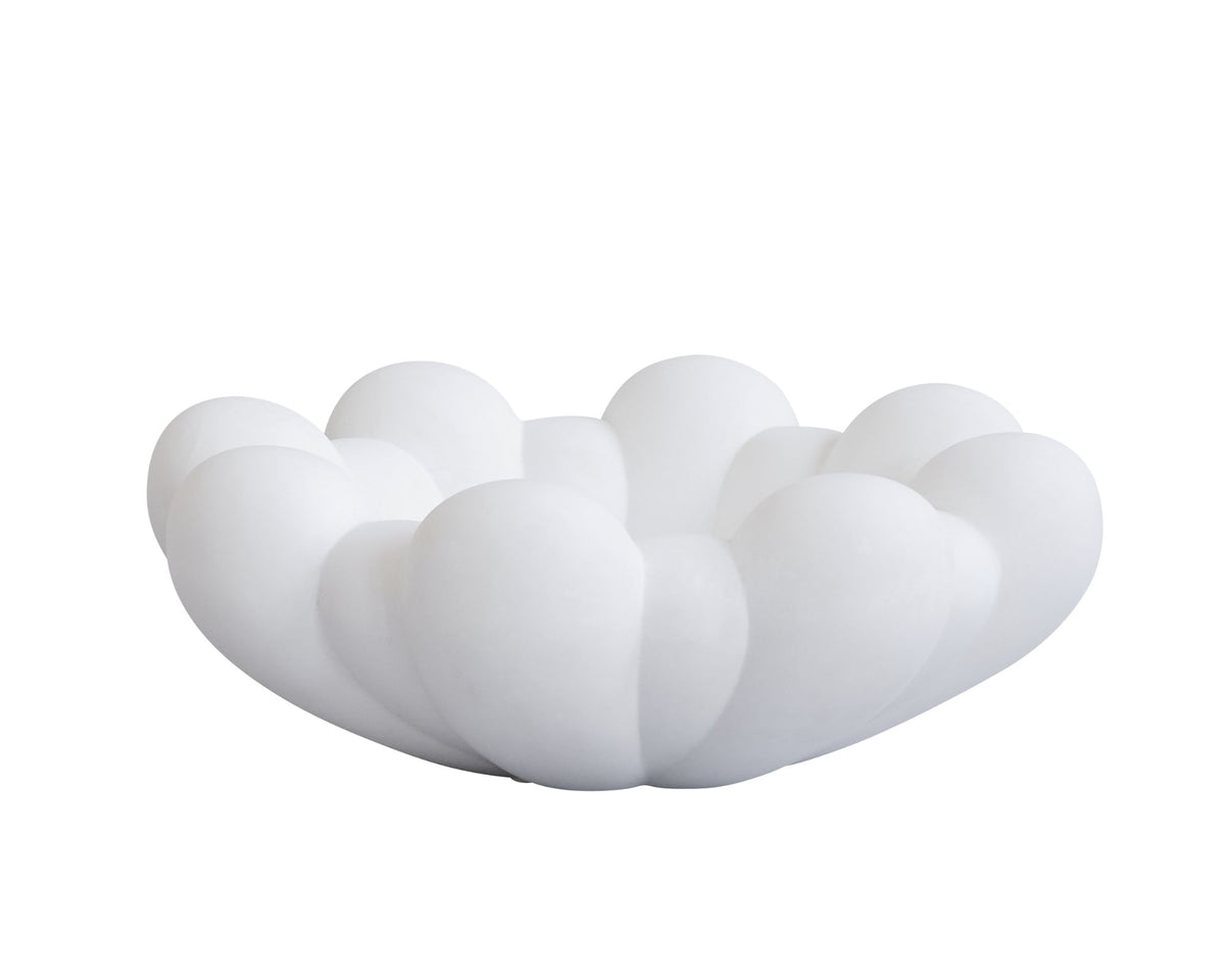 Bloom Tray - Big, Bone White Ceramic | DSHOP