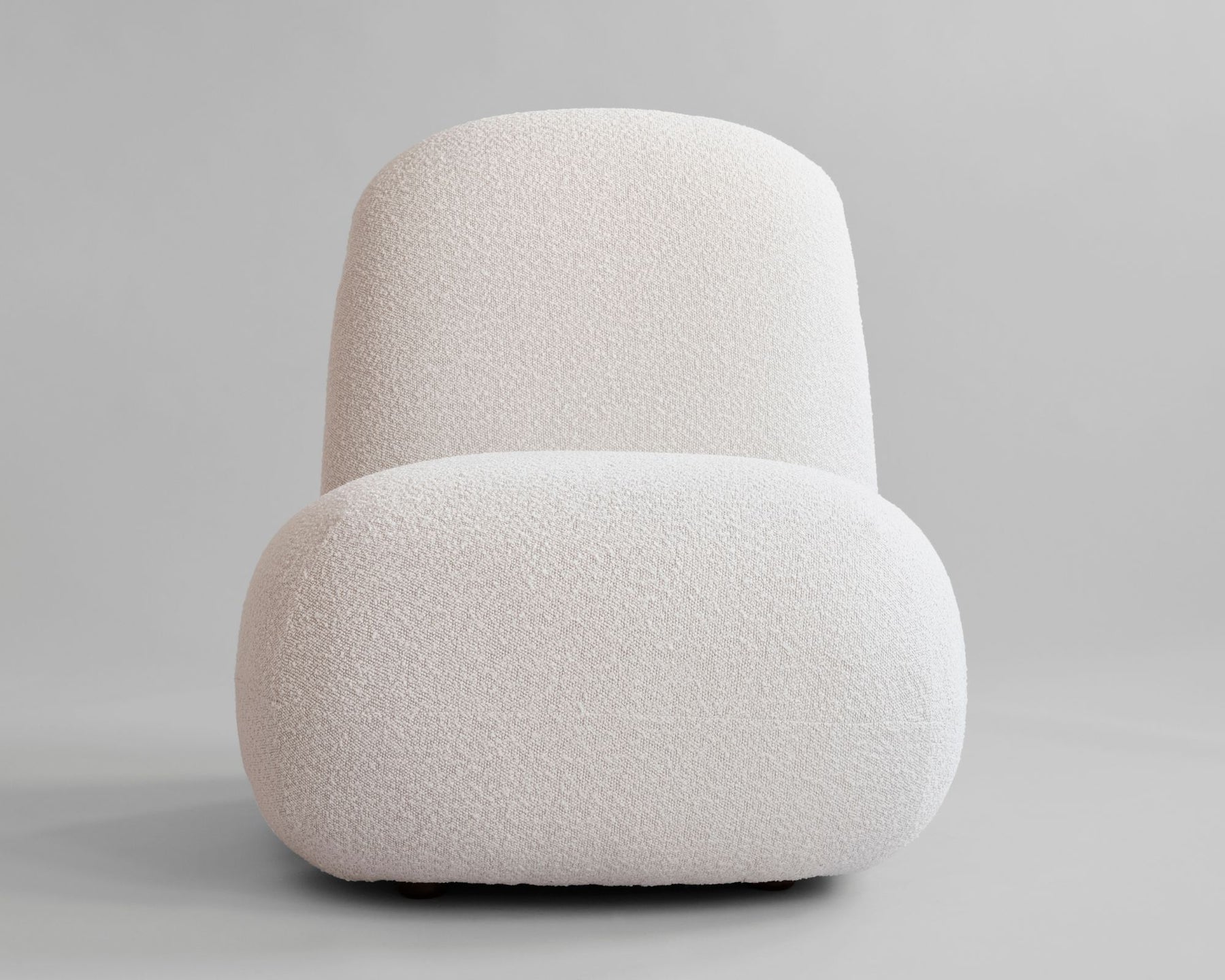 Off White Boucle Lounge Chair | DSHOP