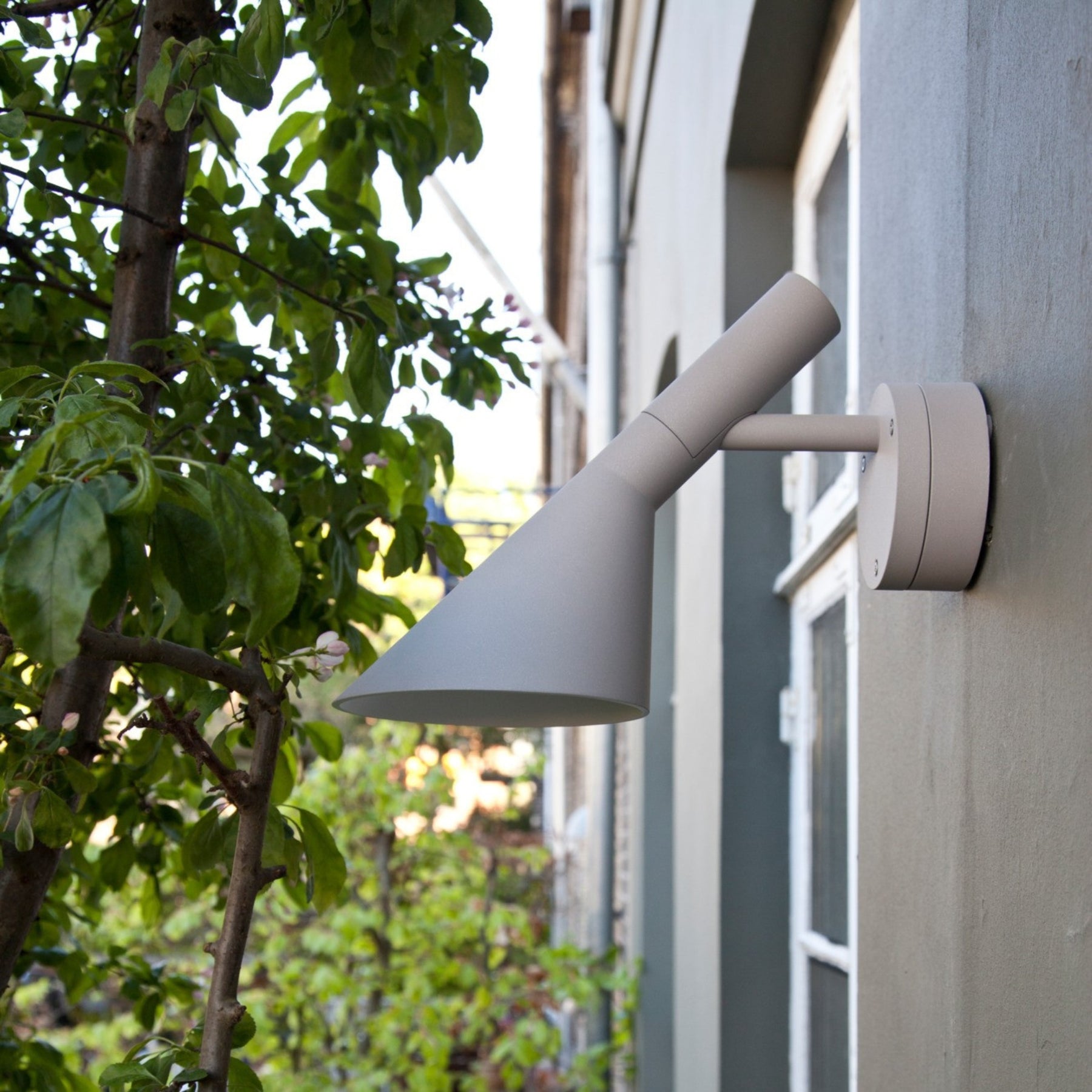 White AJ 50 Outdoor Wall Lamp