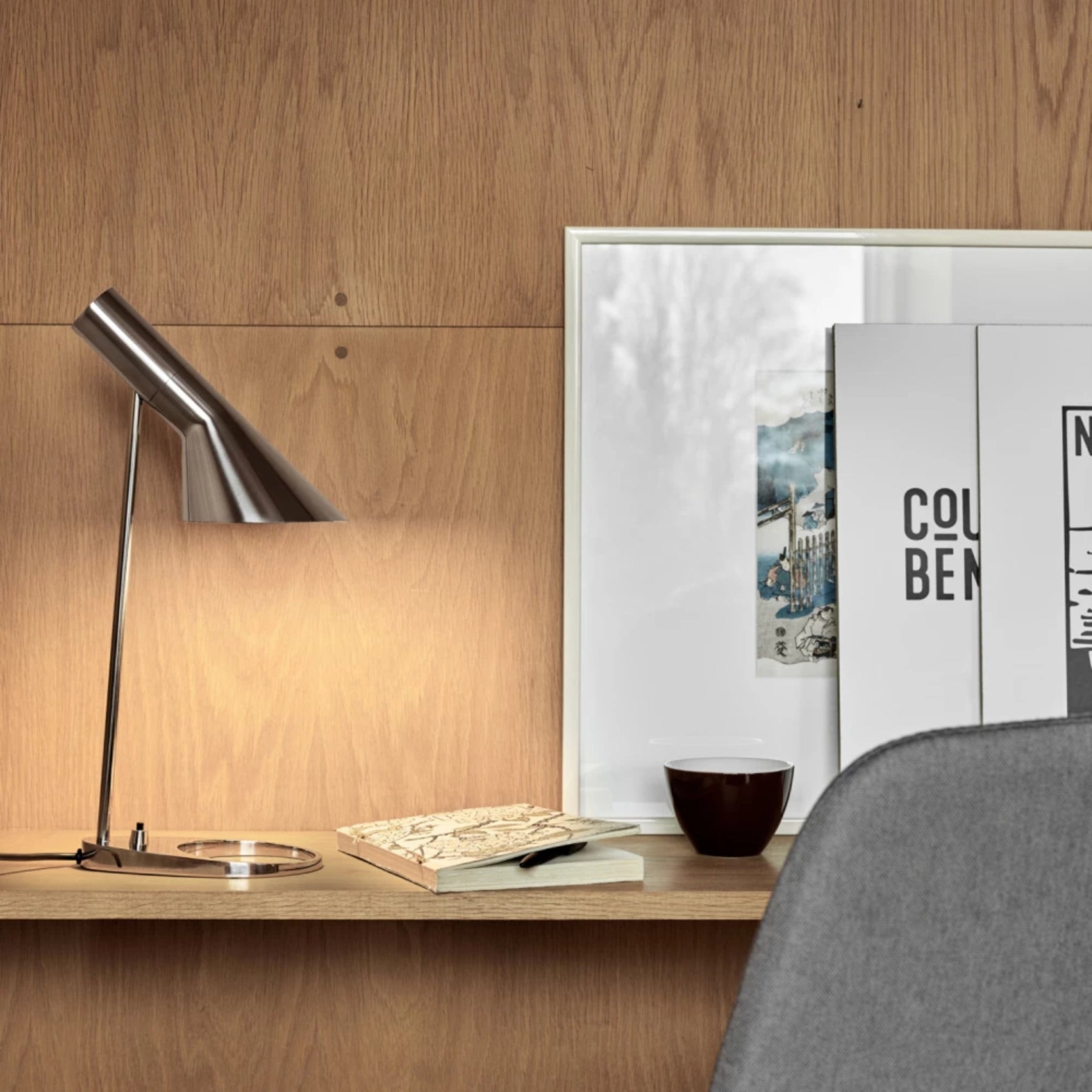 AJ Mini Table Lamp - Stainless Steel