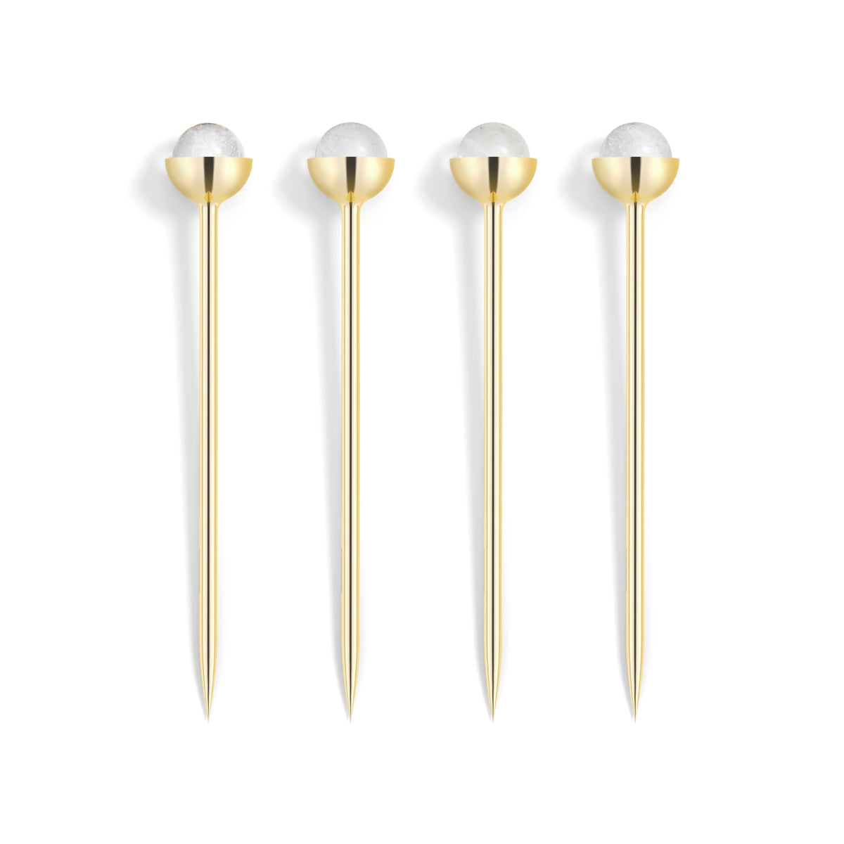 Hospitality Cocktail Picks in Gold & Crystal | DSHOP