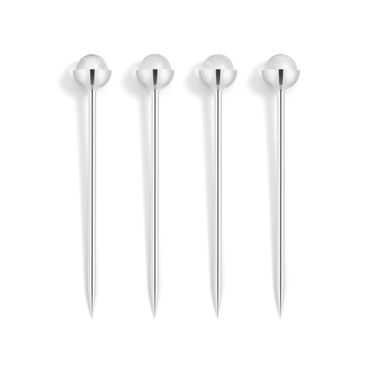Luxury Cocktail Picks in Steel & Crystal | DSHOP
