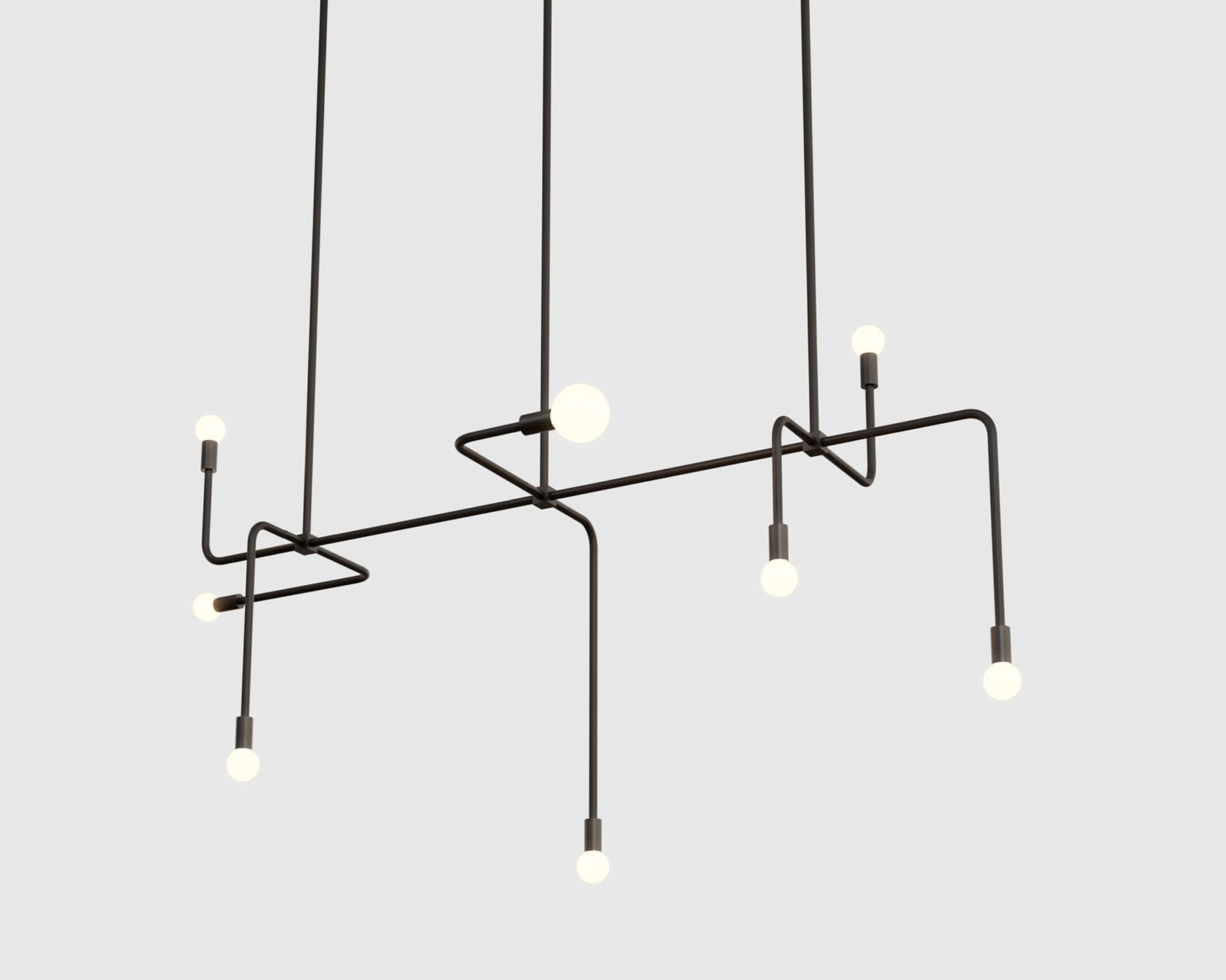 Industrial Black Chandelier | DSHOP