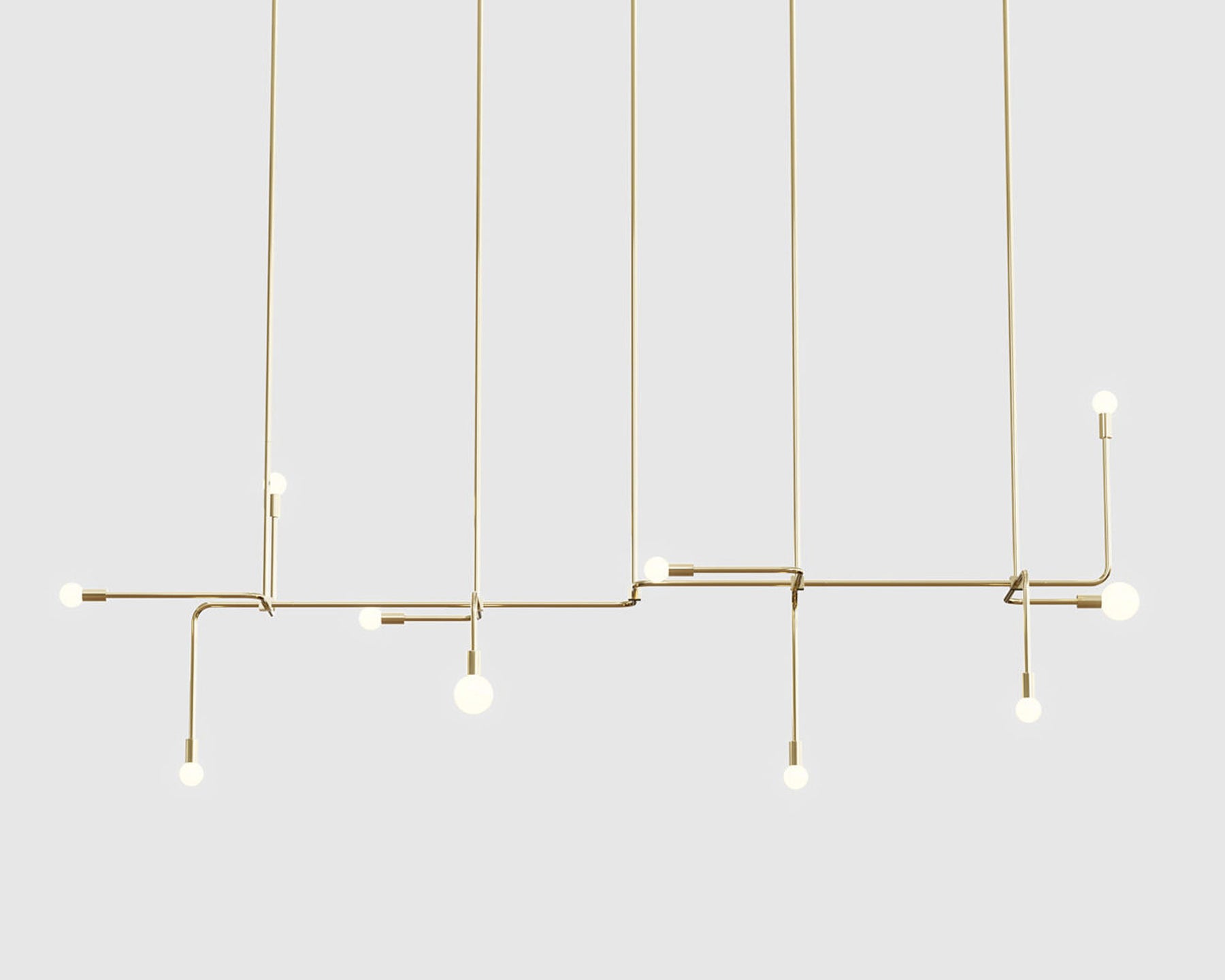 Linear Brass Chandelier | DSHOP