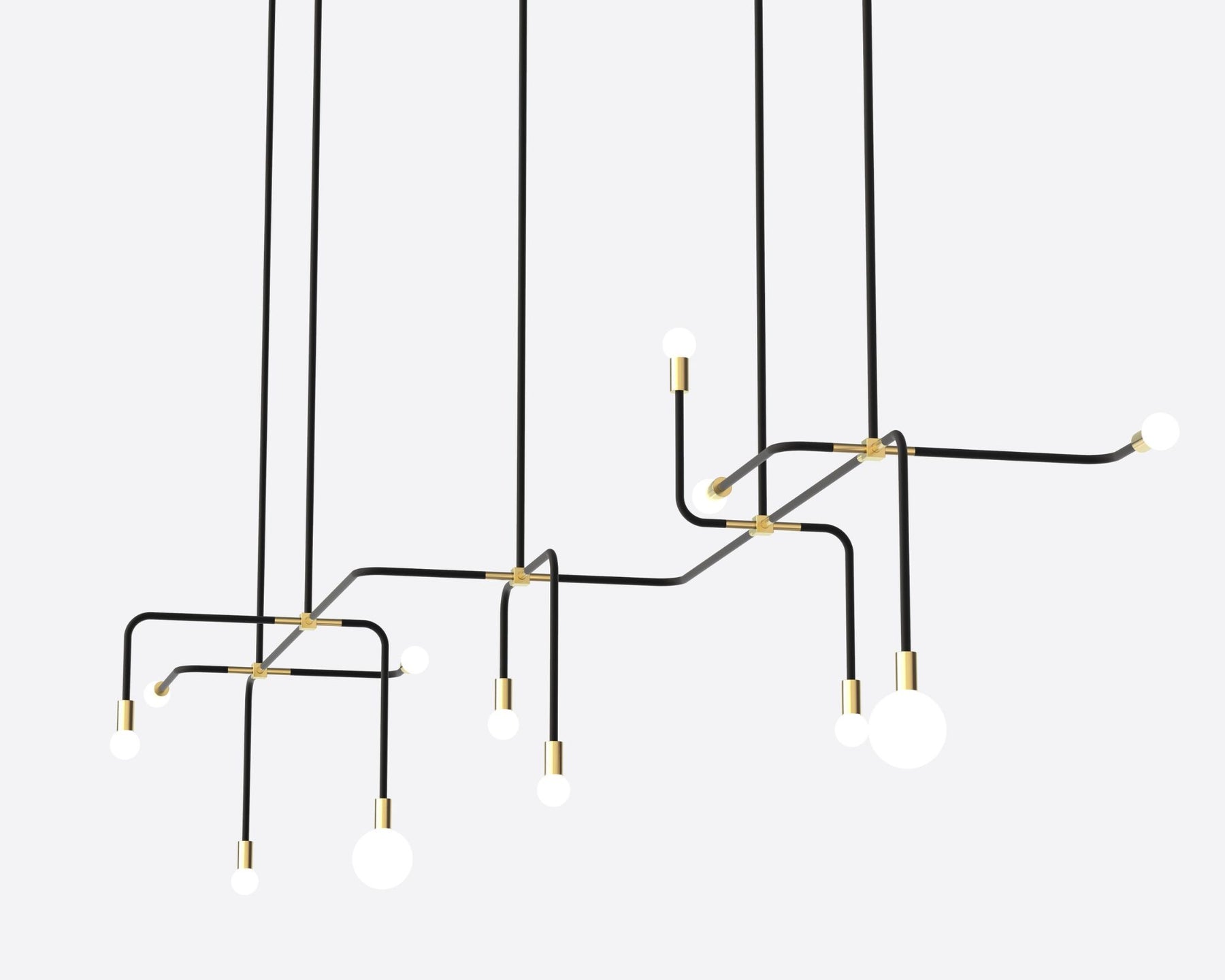 Black & Brass Modern Lighting | DSHOP