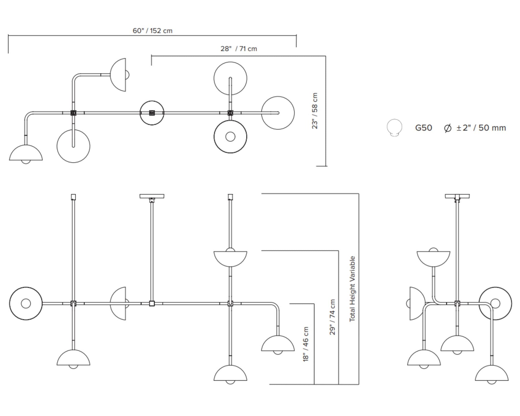 Modernist Chandelier | DSHOP