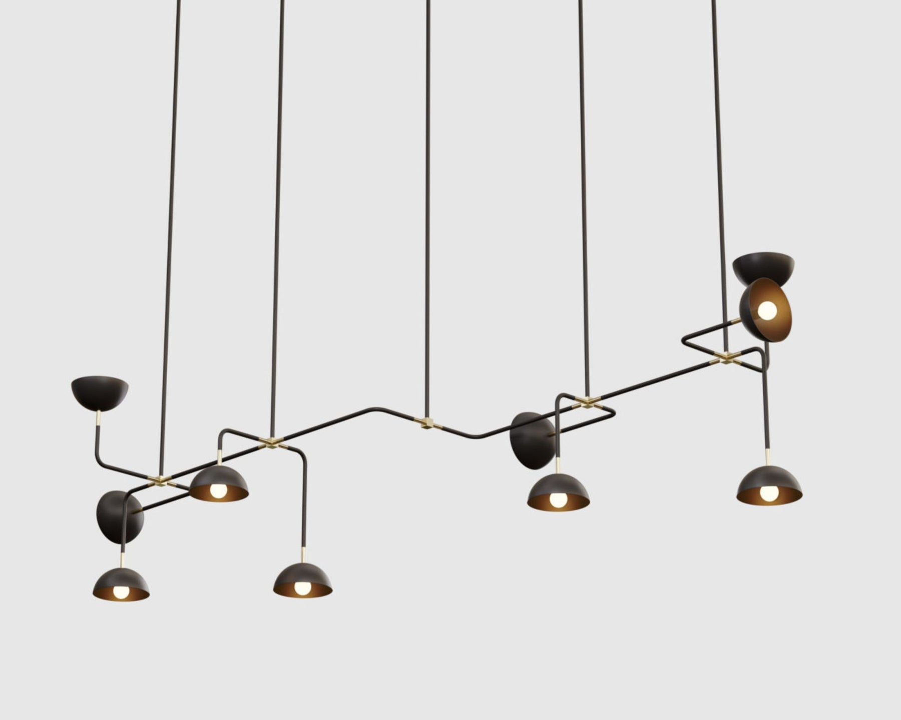 Black & Brass Industrial Lighting | DSHOP