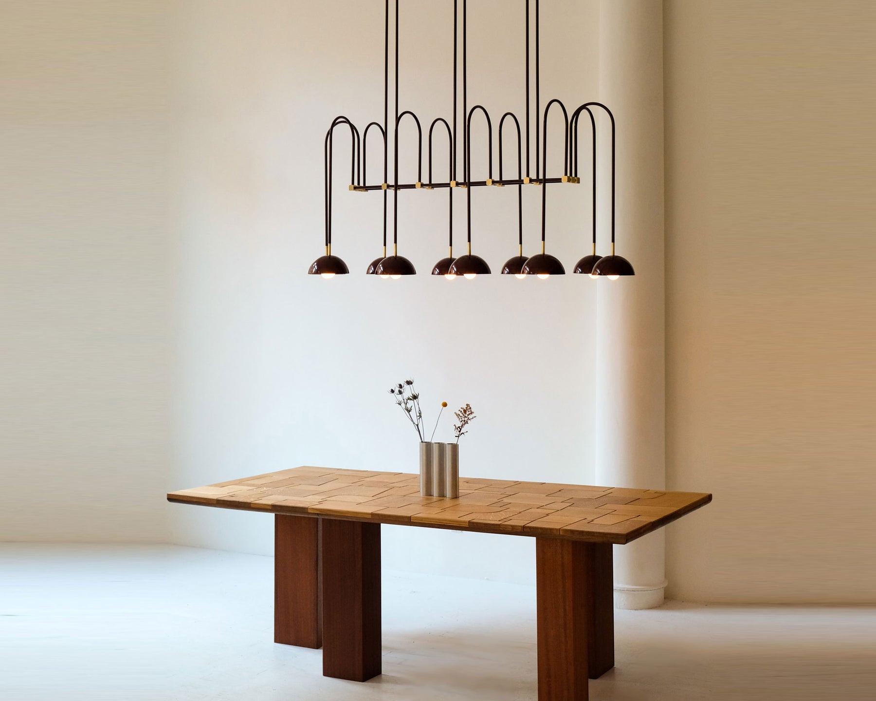 Lambert & Fils Glossy Red Chandelier | DSHOP