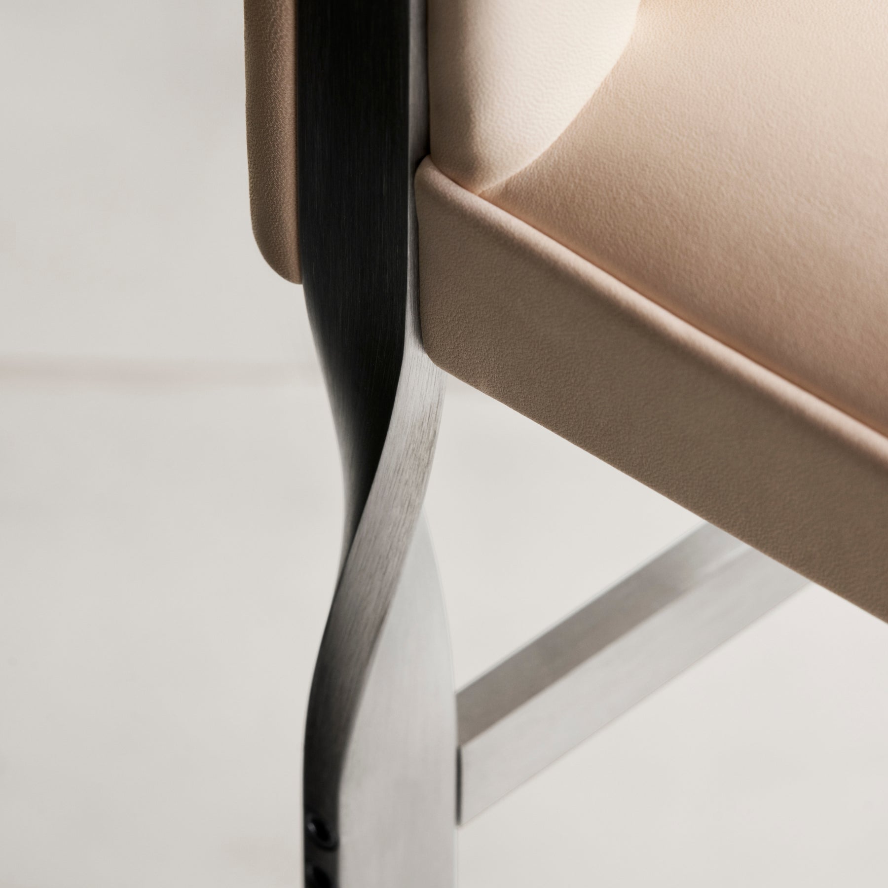 Steel & Leather Office Chair