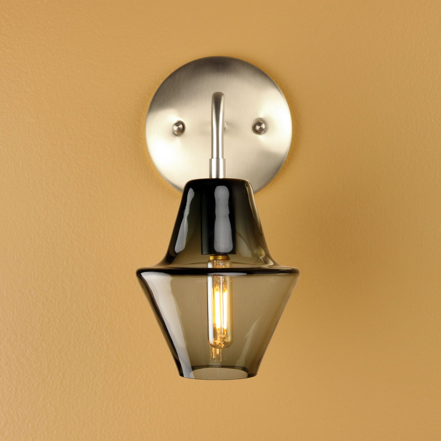 Smoke Glass Sconce