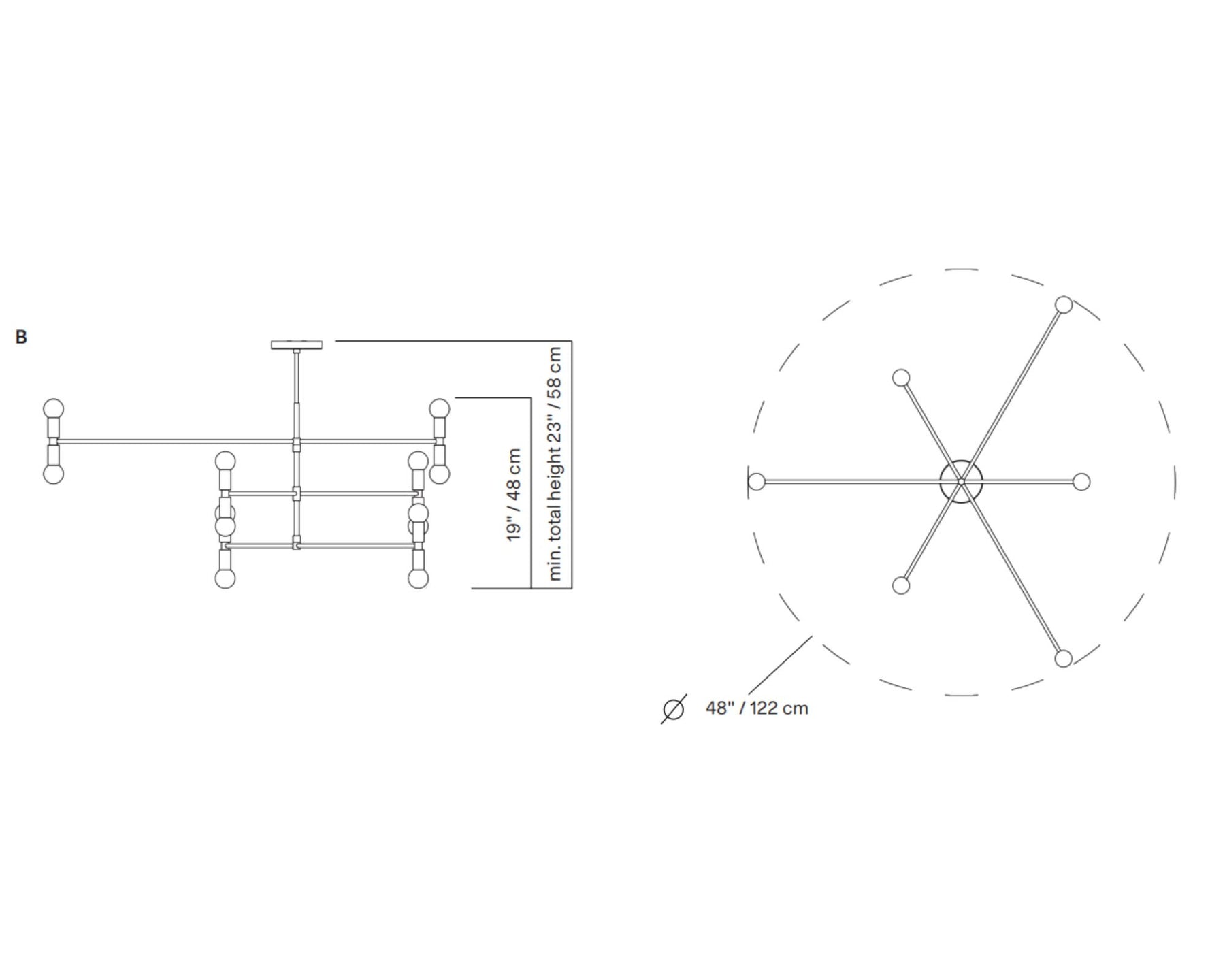 Dot 14 Model B Chandelier | DSHOP