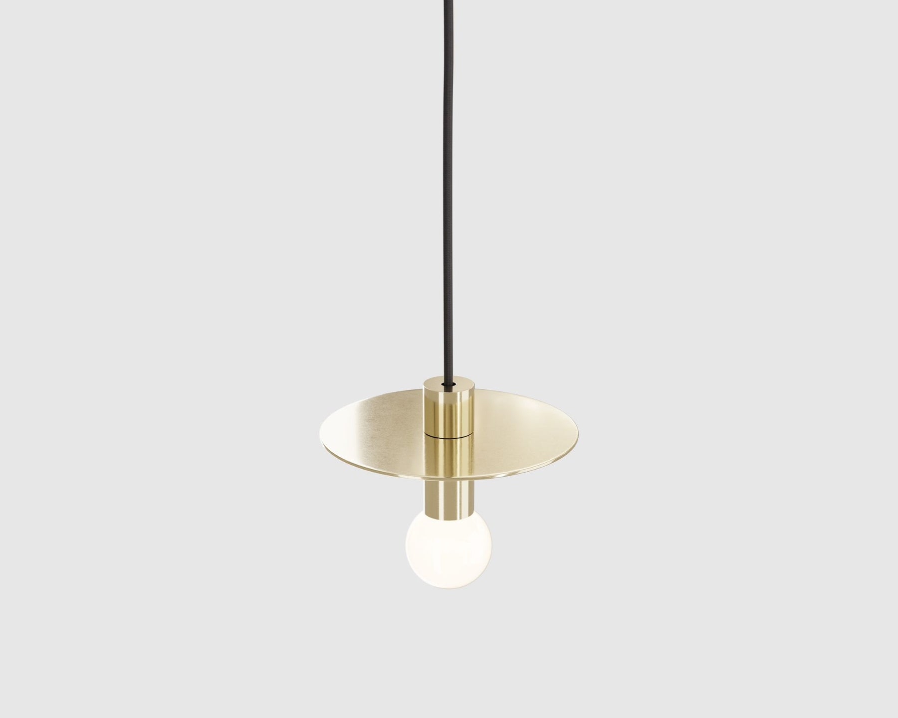 Brass Disc Pendant Light | DSHOP