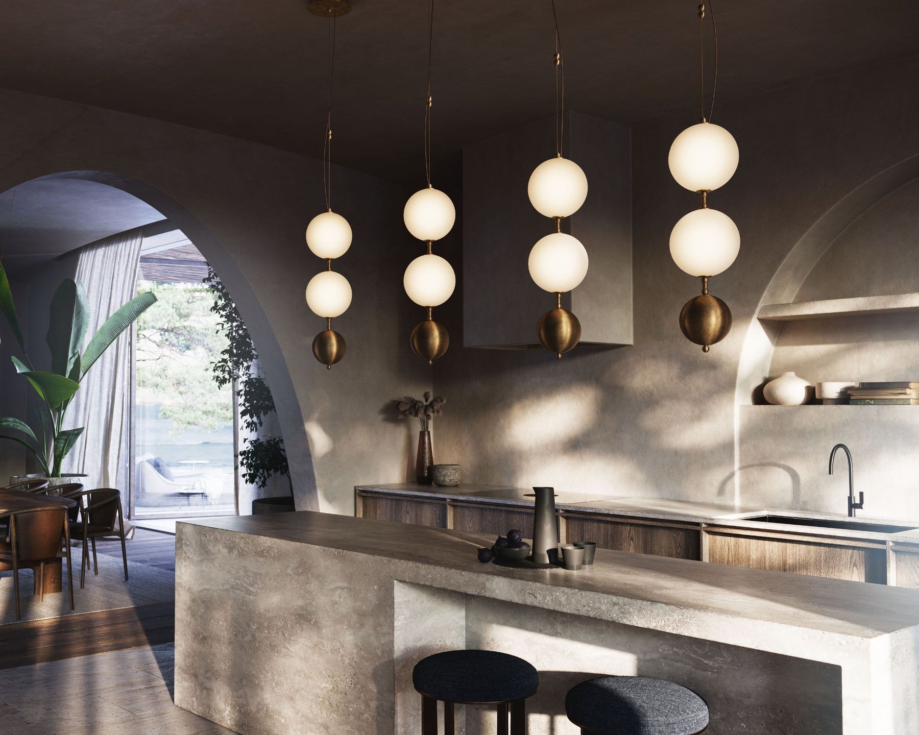 Glass Globe Pendant Light | DSHOP