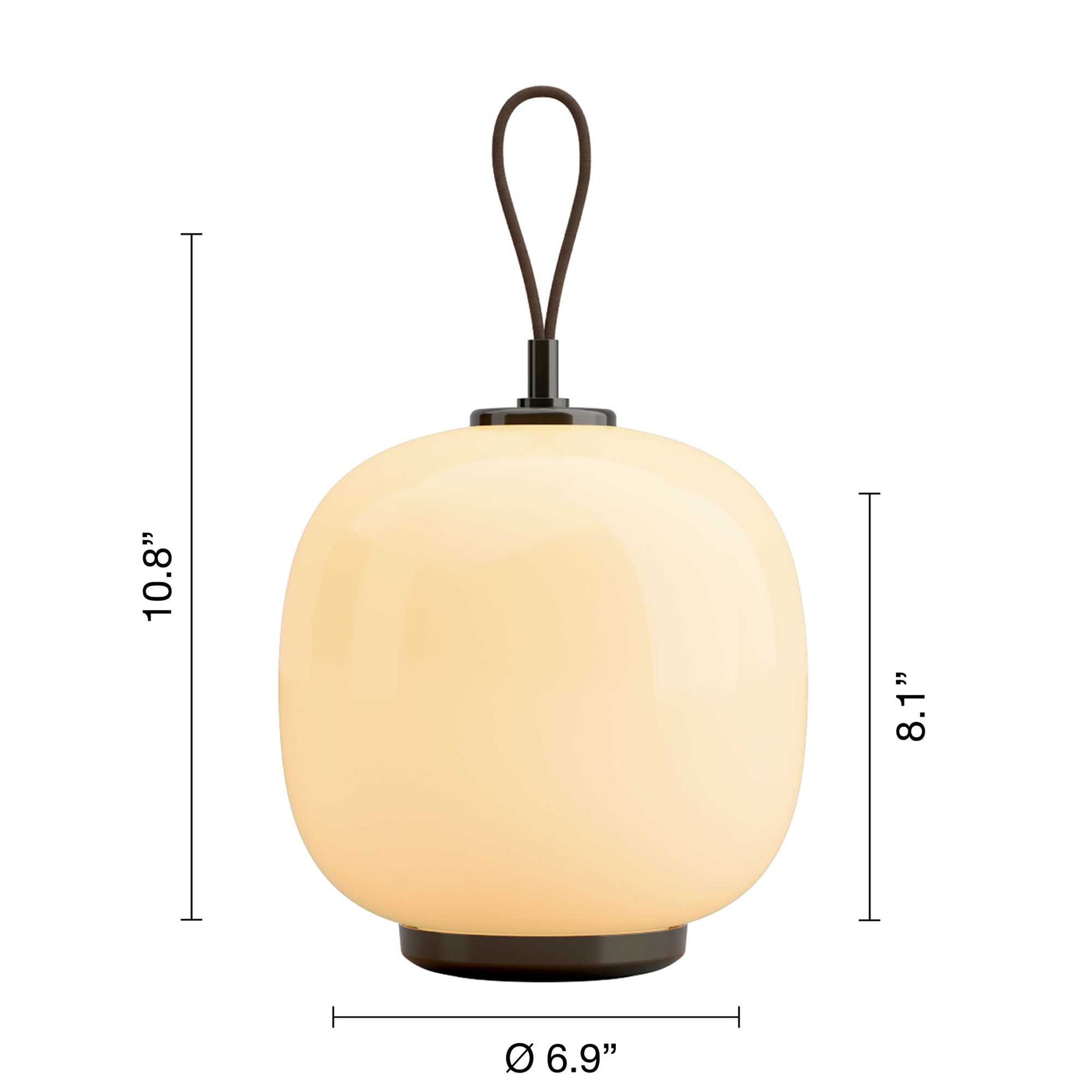 VL45 Radiohus Portable Lamp Louis Poulsen - Dimensions