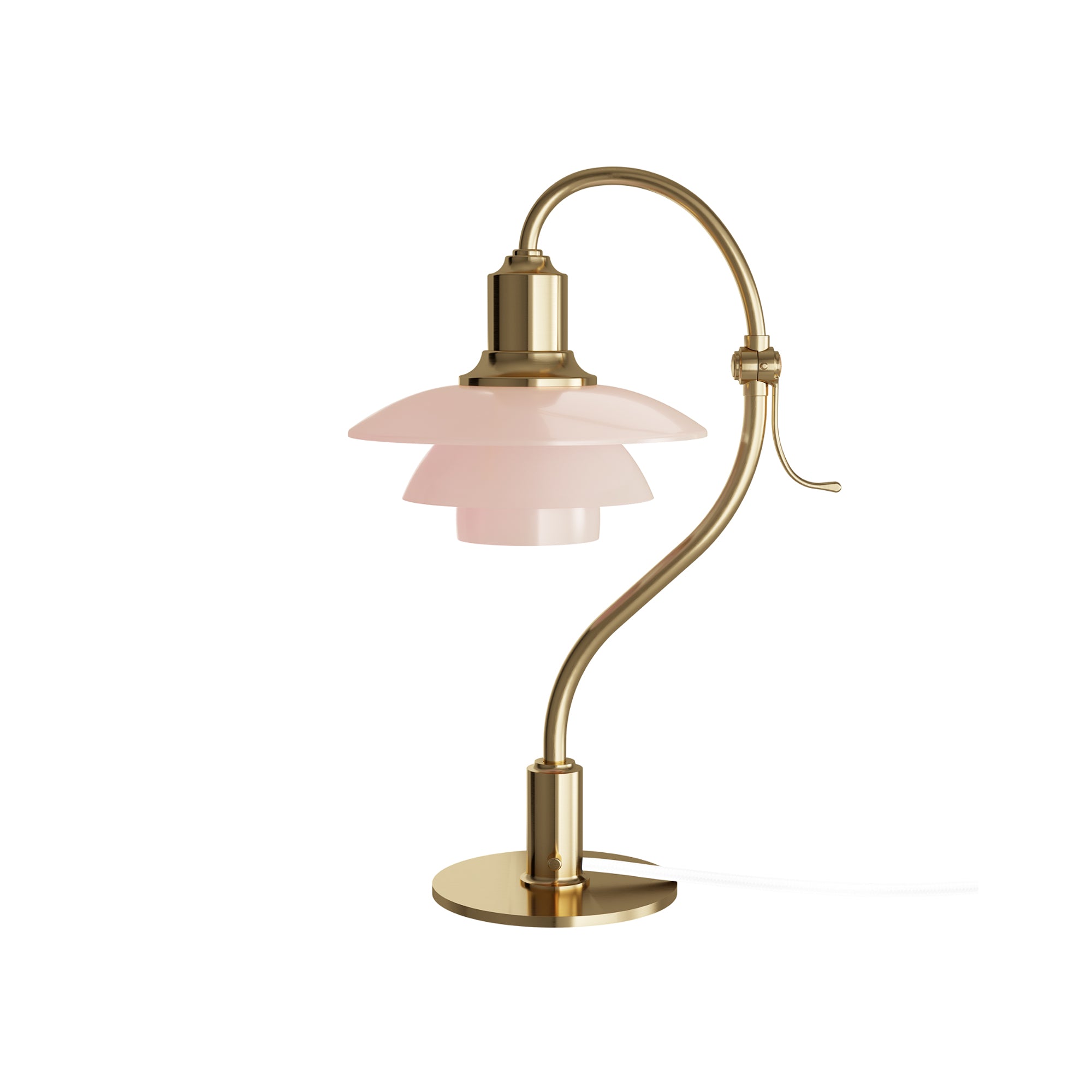louis poulsen PH2/2 lamp vintage オリジナル PH 2/2 Question Mark Table Lamp - Pale Rose | Louis Poulsen | DSHOP