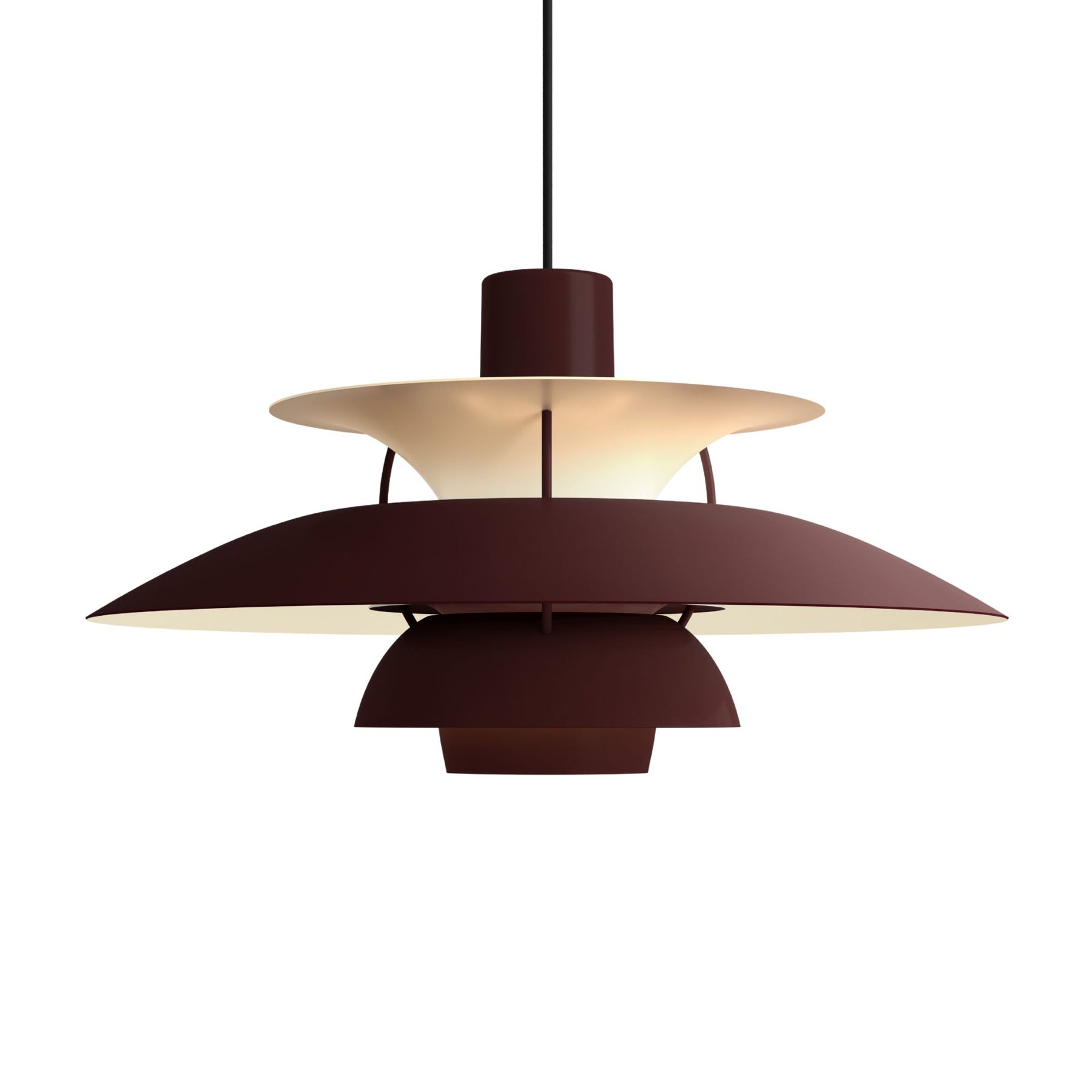 PH 5 Pendant - Monochrome Burgundy
