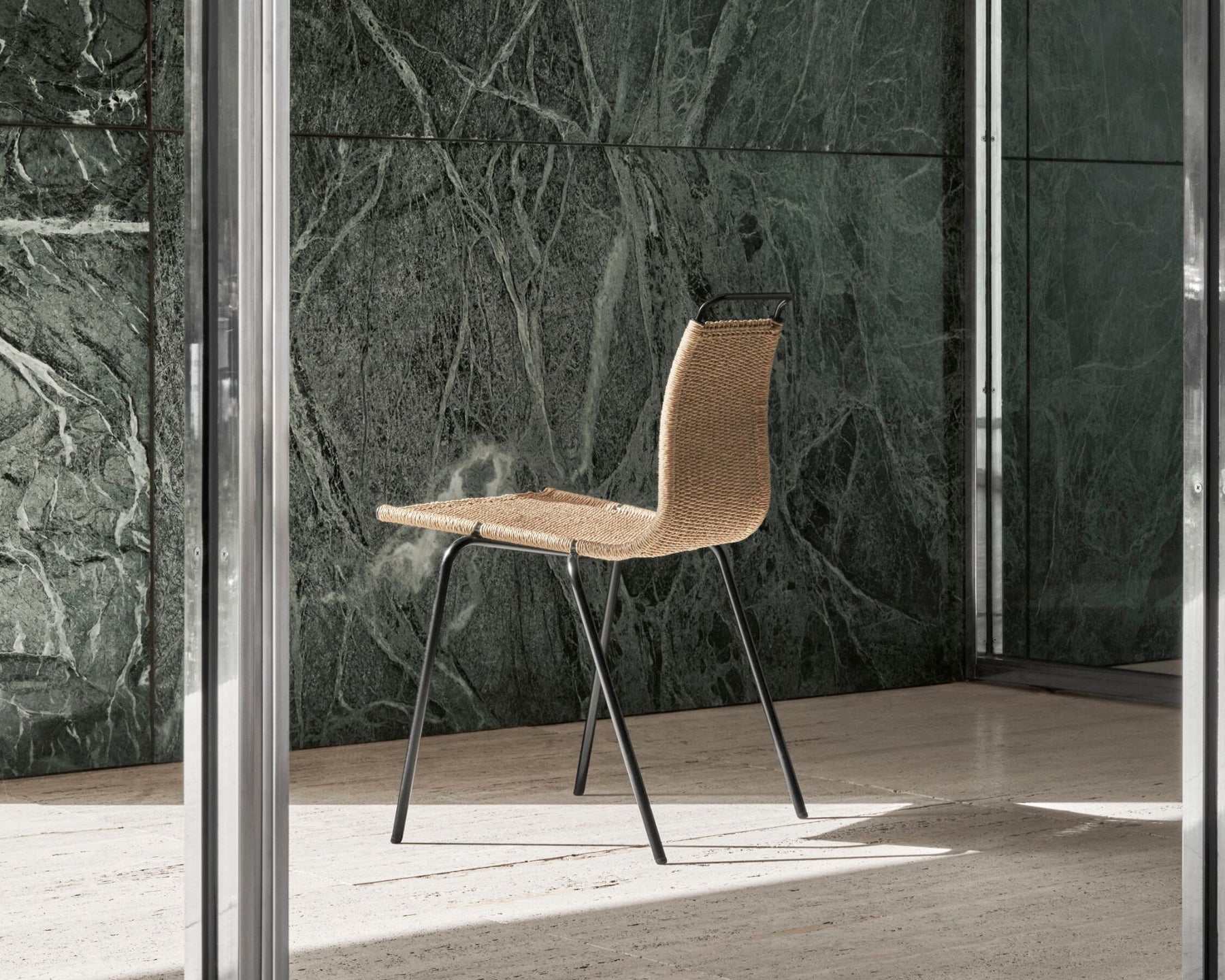 Steel & Paper Cord Dining Chair | DSHOP
