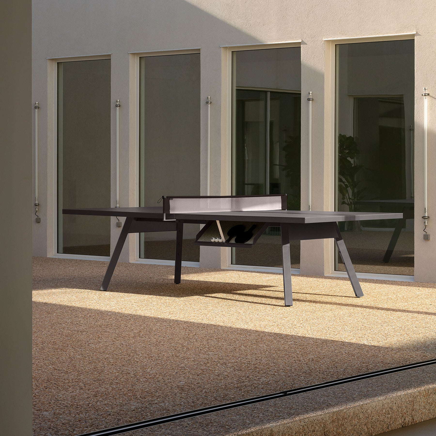 You & Me Ping Pong Table Monochrome Grey Brown | DSHOP