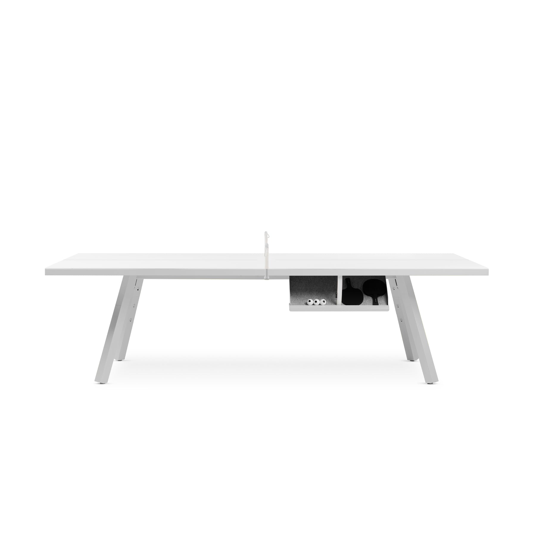 You & Me Ping Pong Table Monochrome White