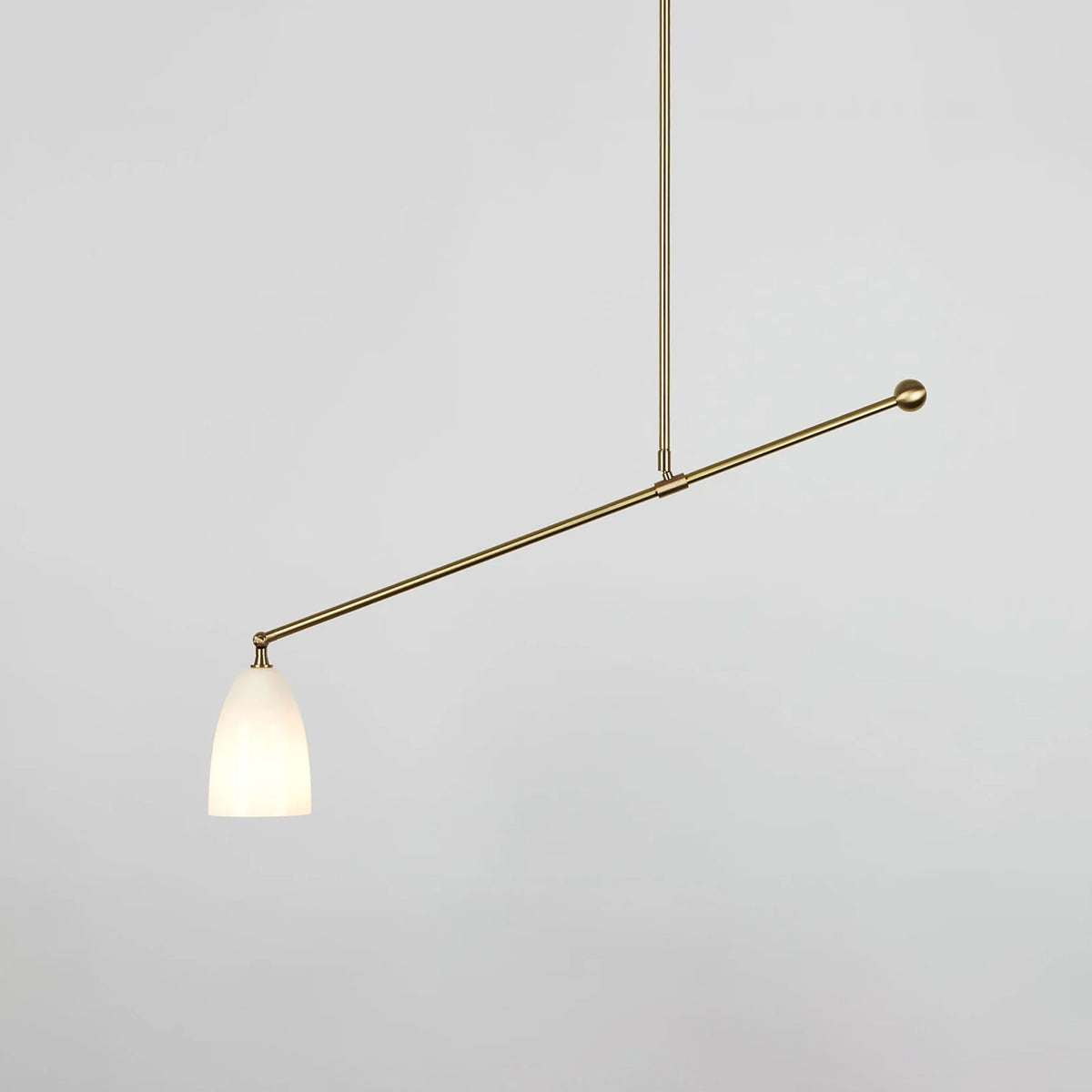 Slope Pendant Light Brushed Brass | DSHOP