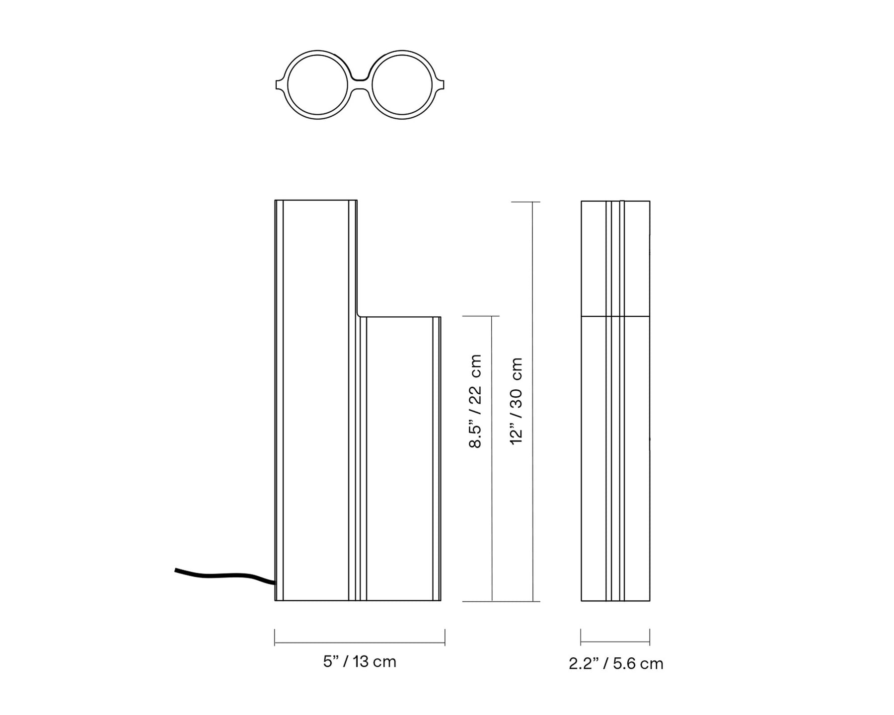 Silo 2TF Table Lamp Specifications | DSHOP