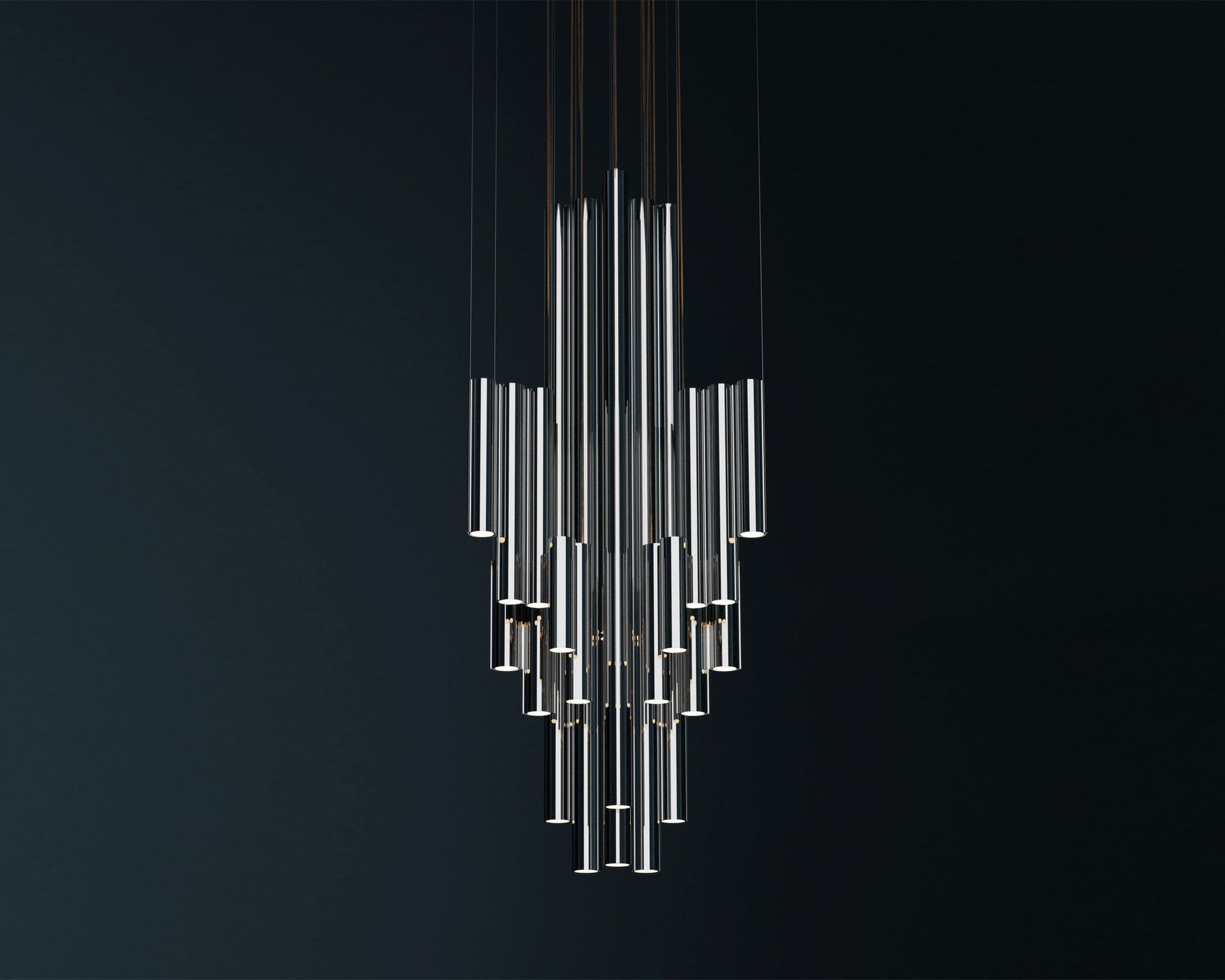 Modern Silver Chandelier | DSHOP