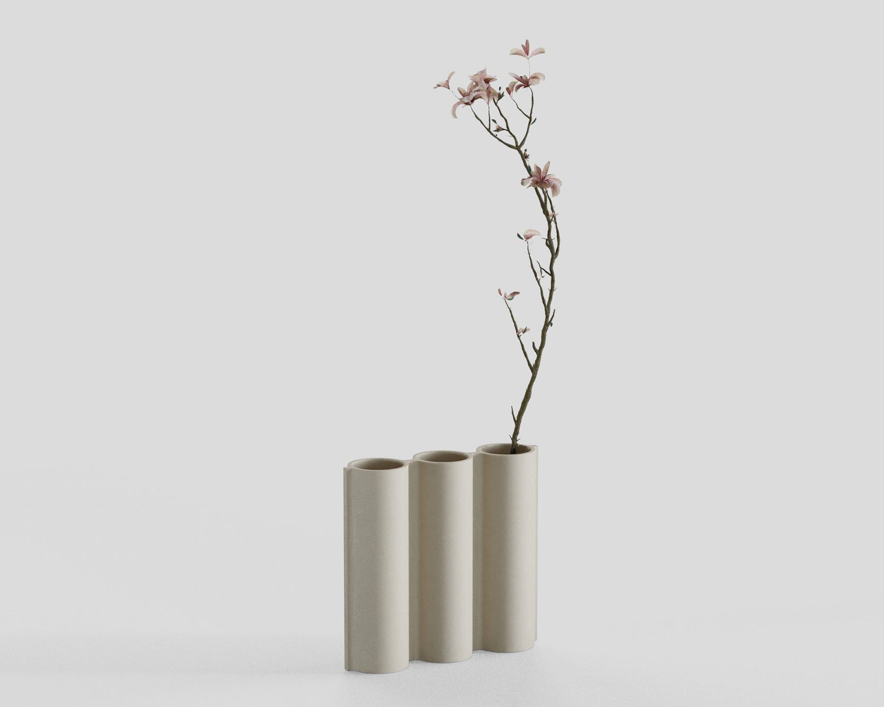 Beige Silo Vase 3VJ | DSHOP