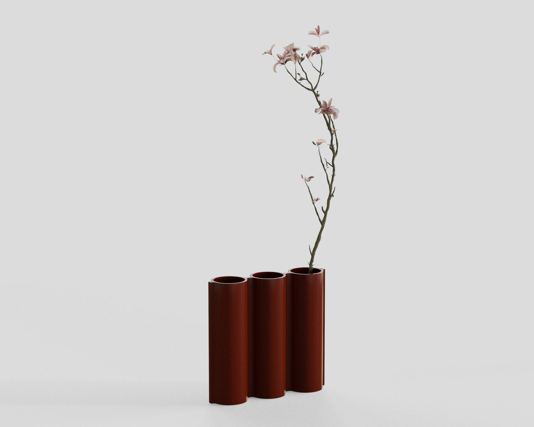 Glossy Oxblood Silo Vase 3VJ | DSHOP