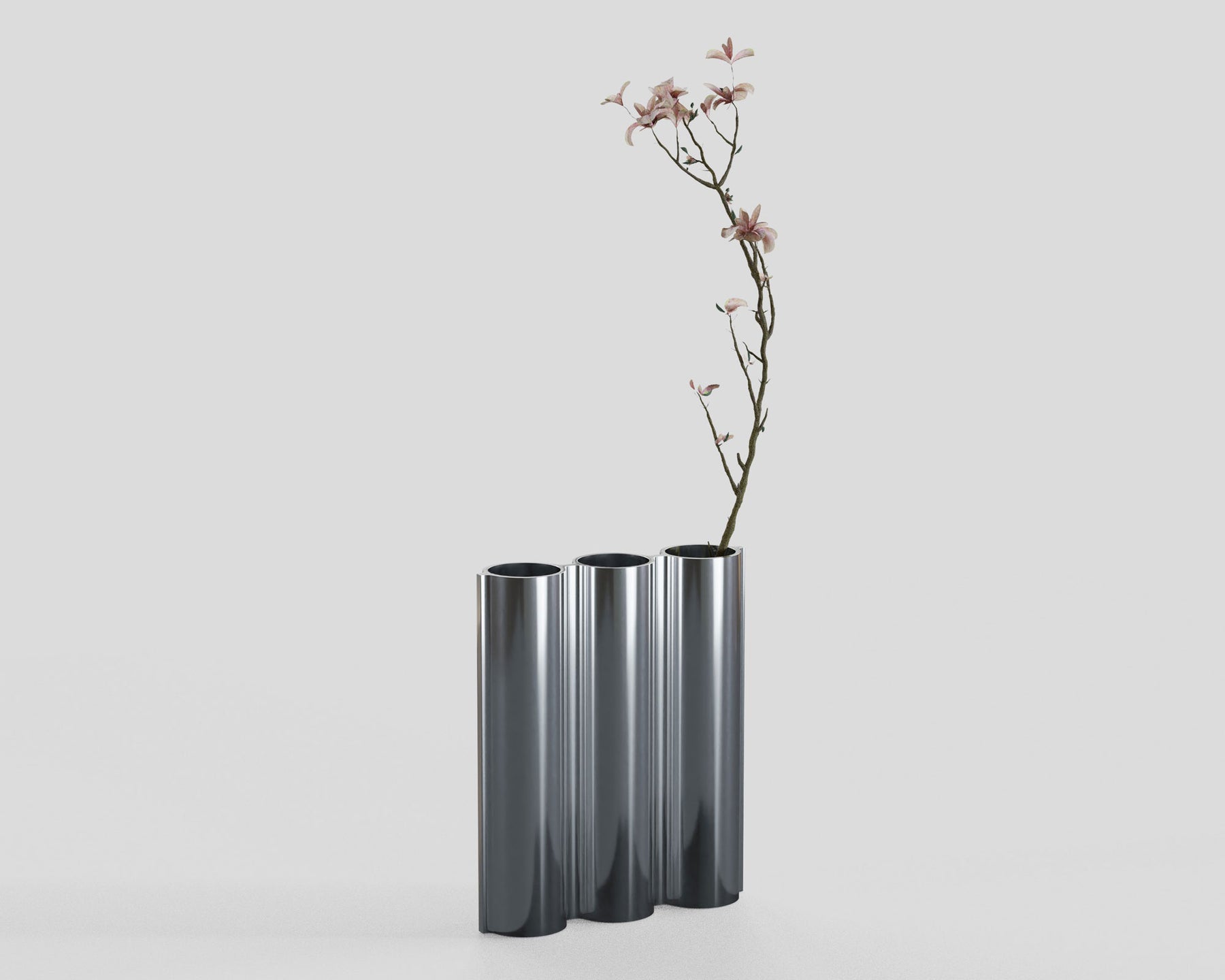 Lambert & Fils Polished Silver Vase | DSHOP