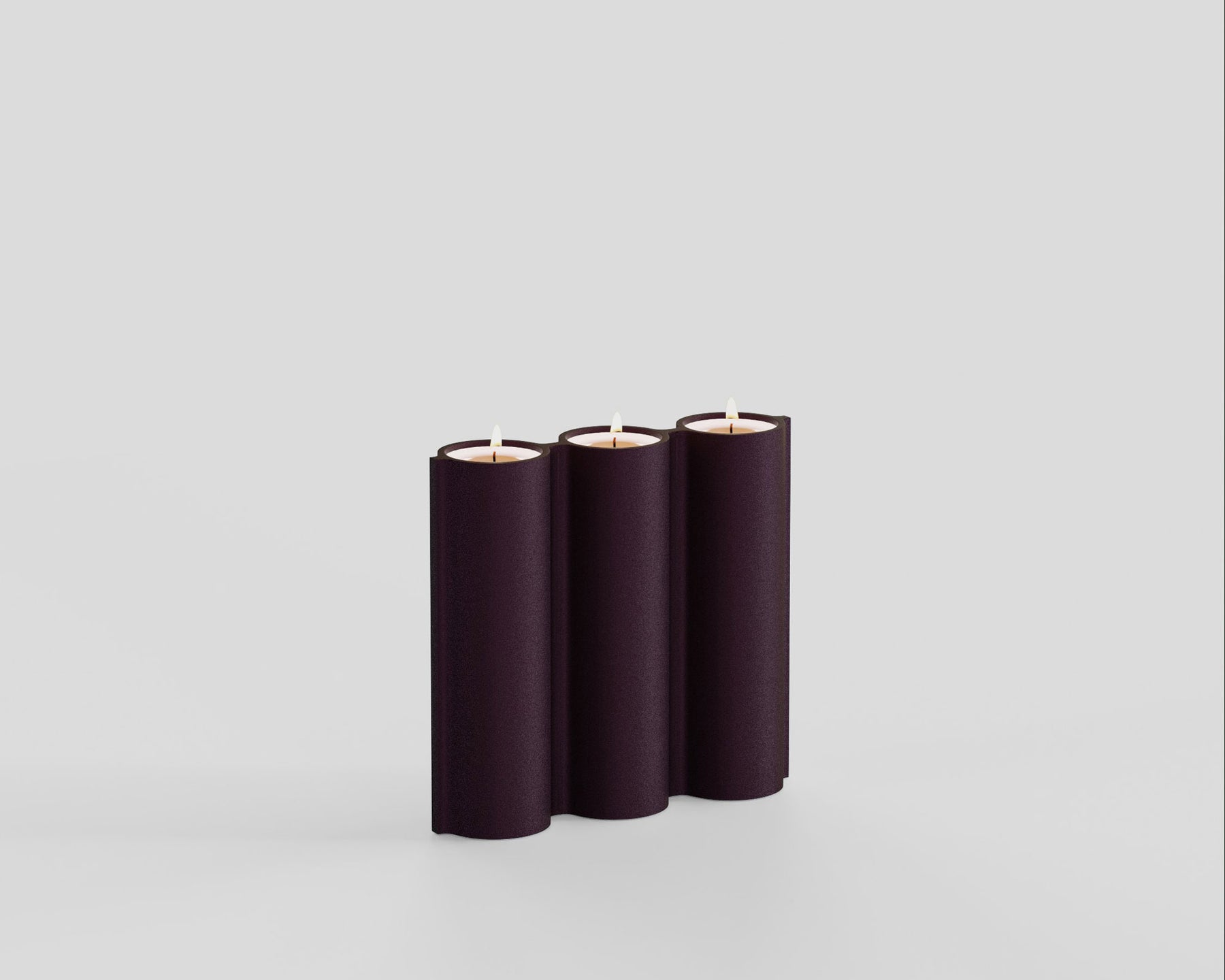 Aubergine Silo Candle Holders | DSHOP
