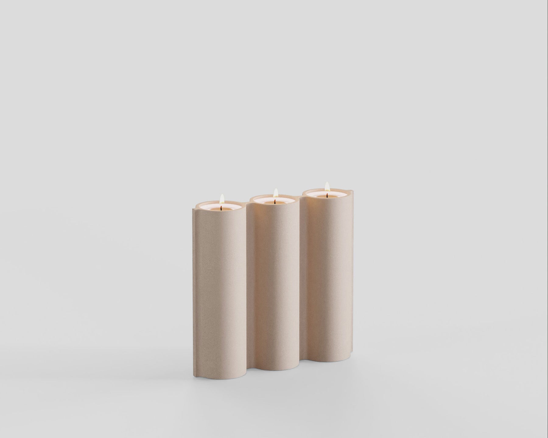 Powder Pink Silo Candle Holder | DSHOP