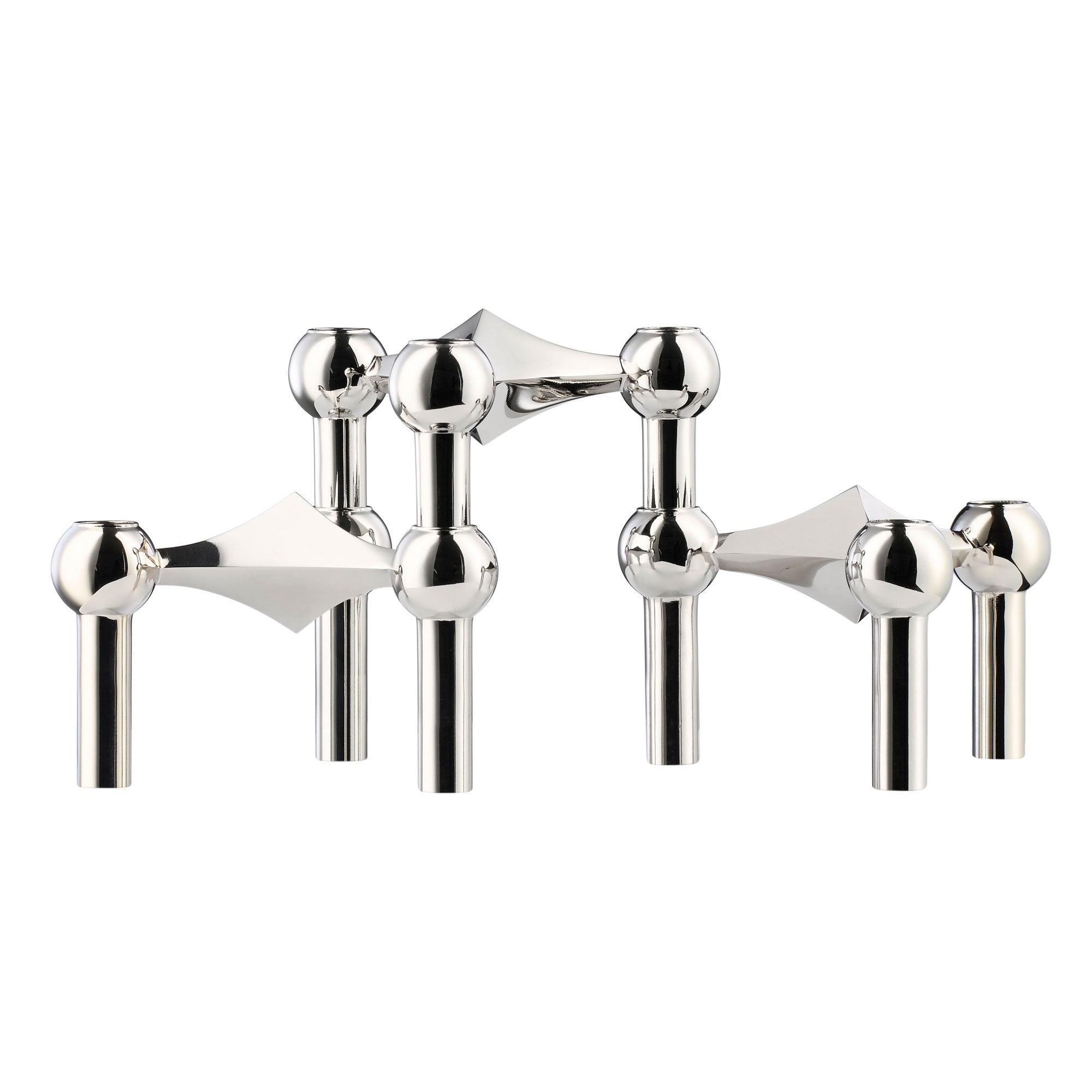 STOFF NAGEL クローム3点 第3弾 Stoff Nagel Candle Holder - Chrome Modular Candelabra | DSHOP