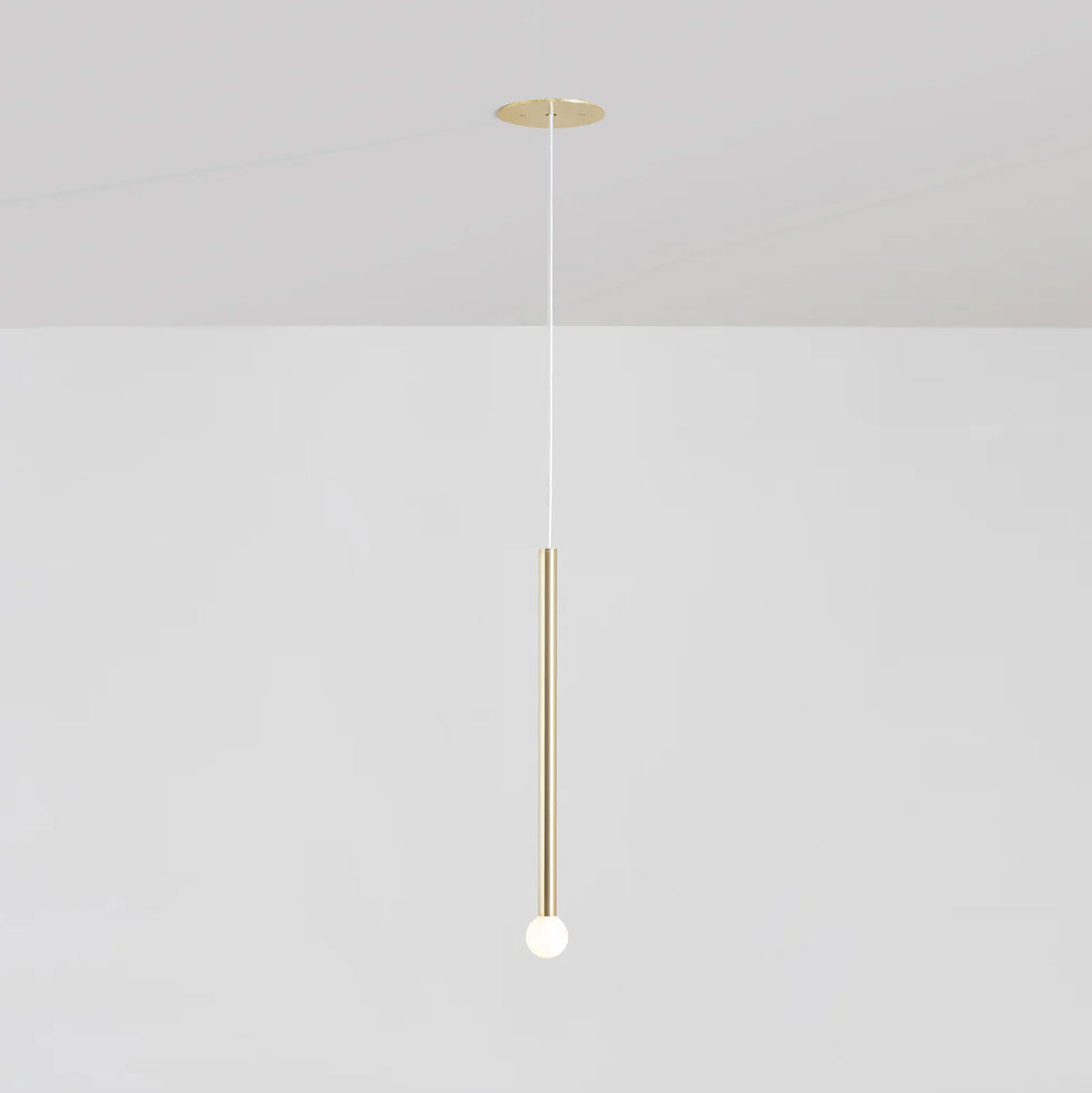 Minimalist Brass Pendant Light