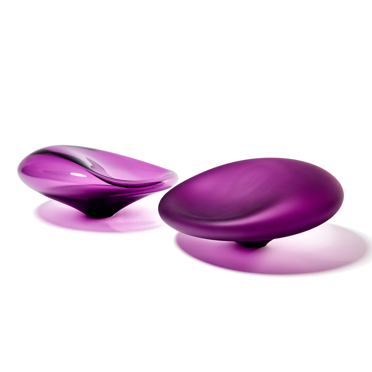 Fuschia Glass Art