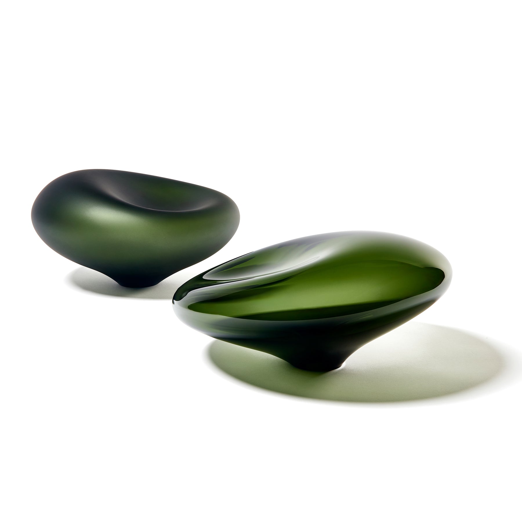 Olive Glass Art