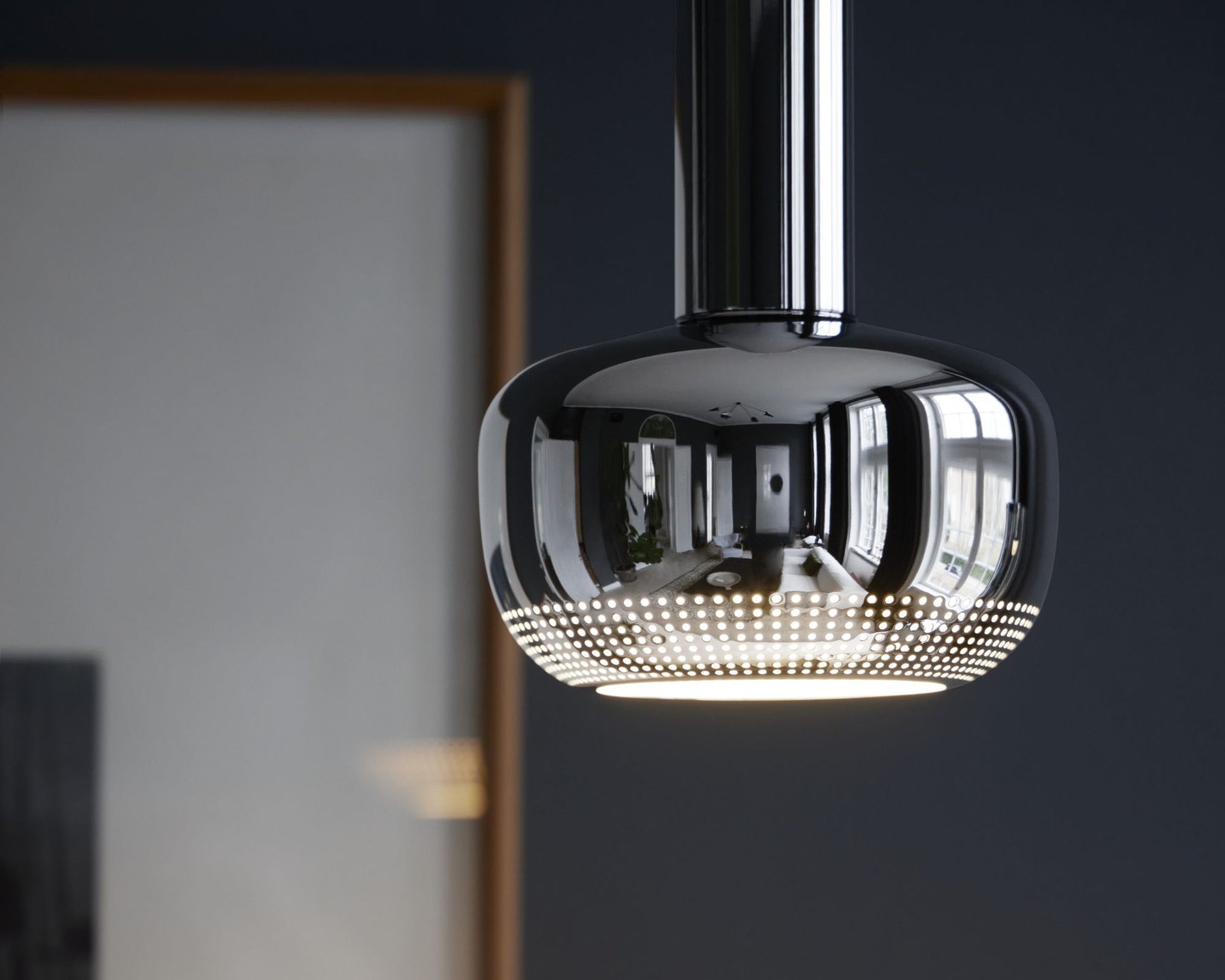 Modern Chrome Pendant Light | DSHOP