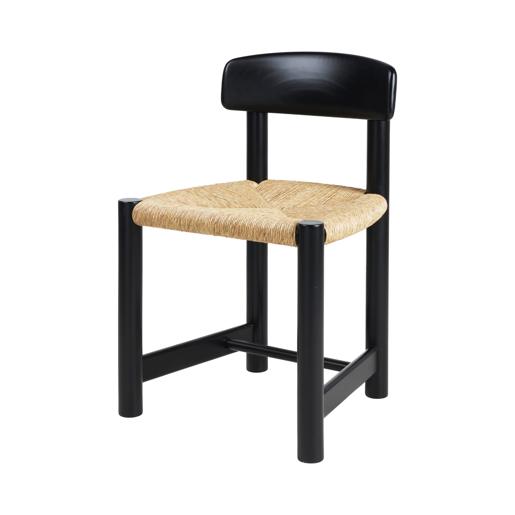 Gubi Daumiller Side Chair, Brown/Black
