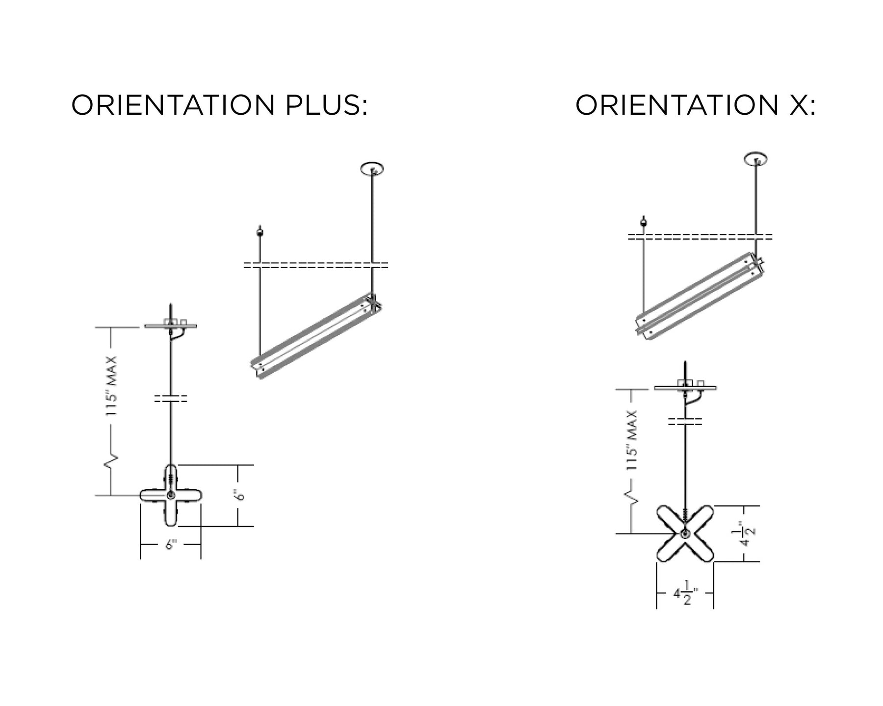 Axis X pendant Light Orientation | DSHOP