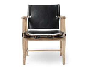 Black Saddle Leather Chair | DSHOP
