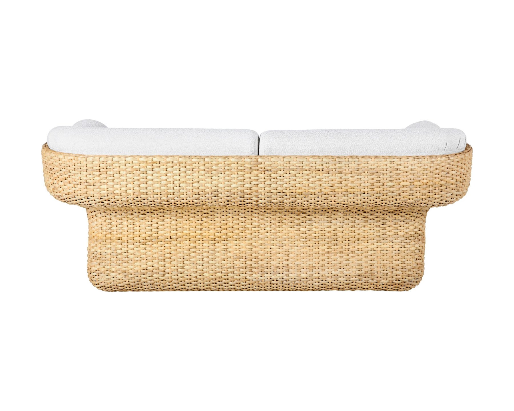 Gubi Hand Woven Rattan Settee | DSHOP