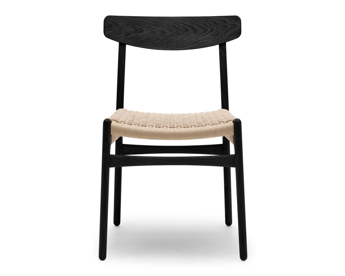Oak Black Painted & Natural Paper Cord | DSHOP