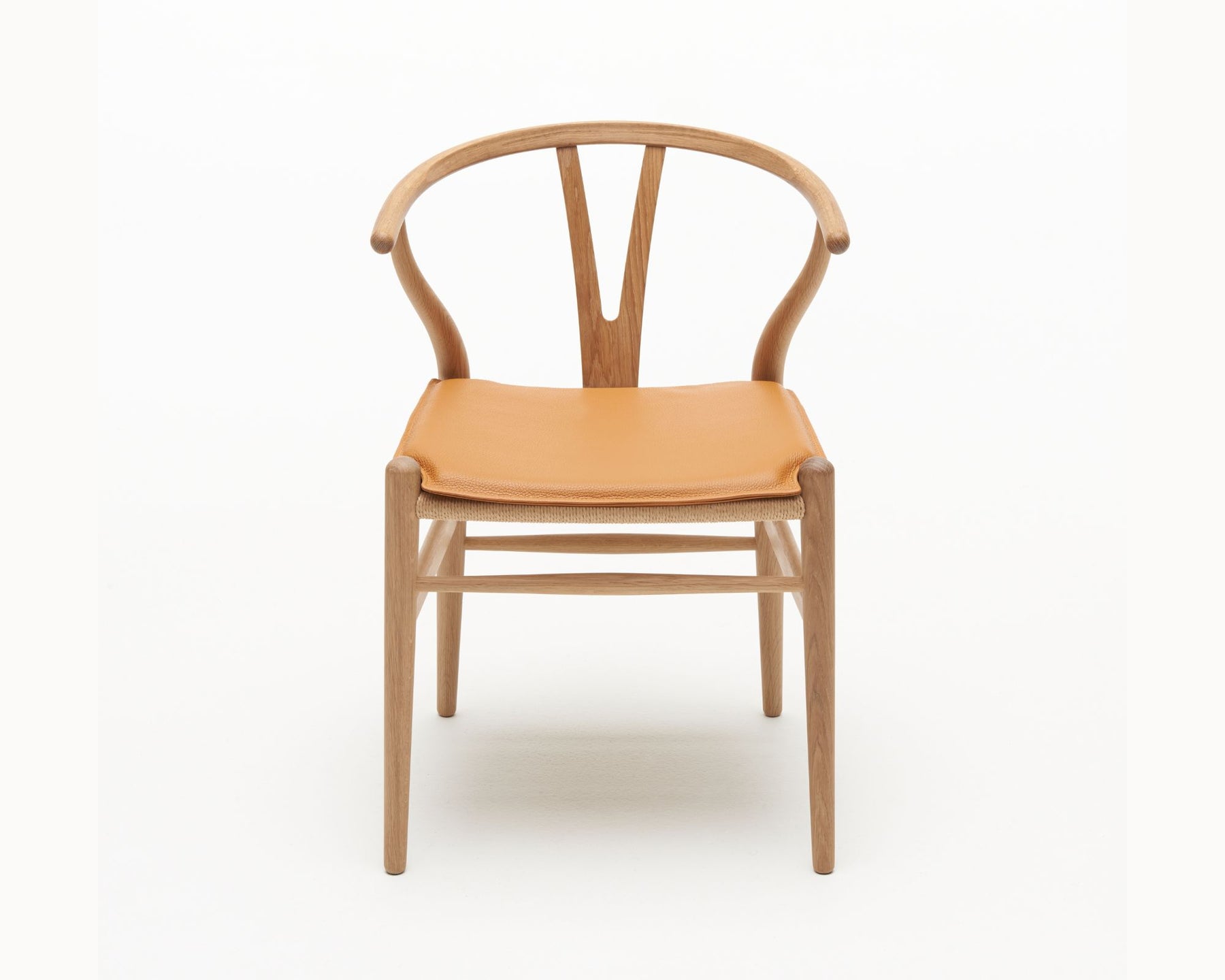 Caramel Leather Seat Cushion | DSHOP