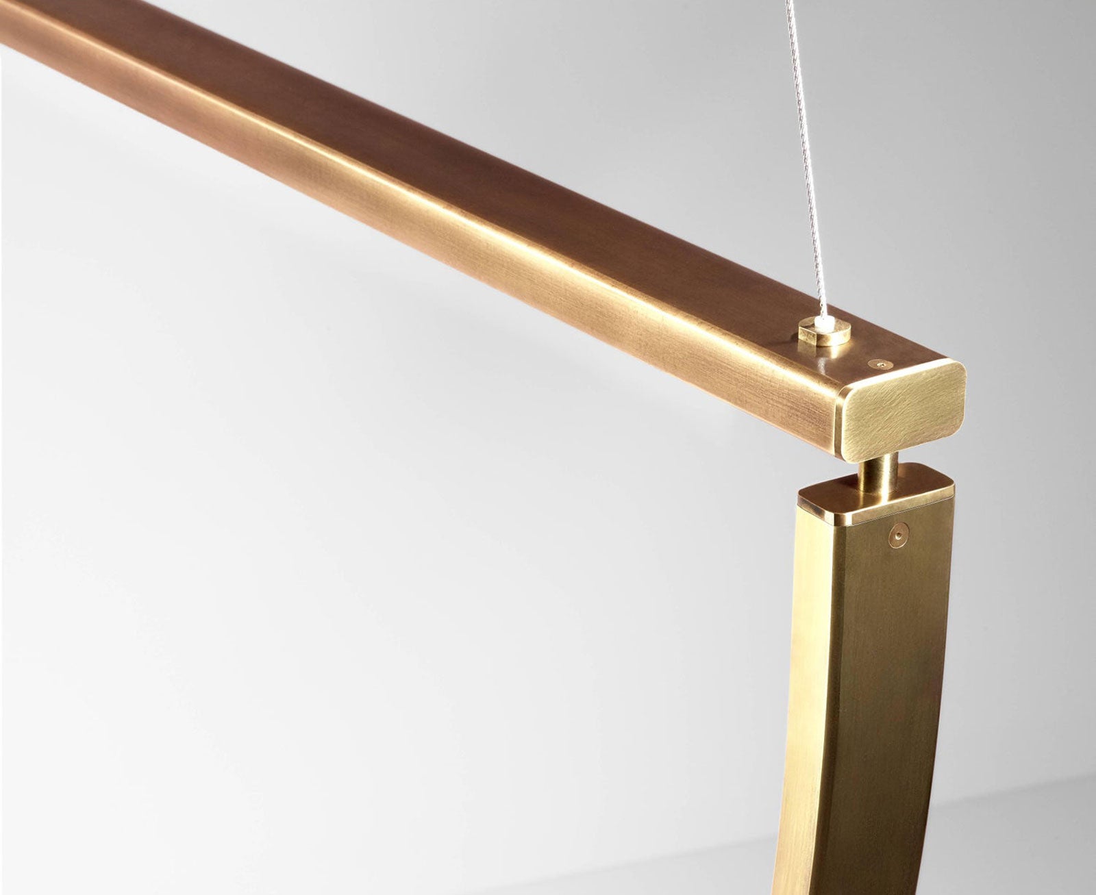 Satin Brass LED Chandelier | DSHOP