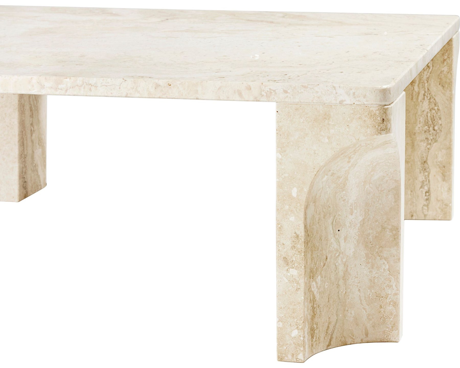 Light Travertine Coffee Table | DSHOP