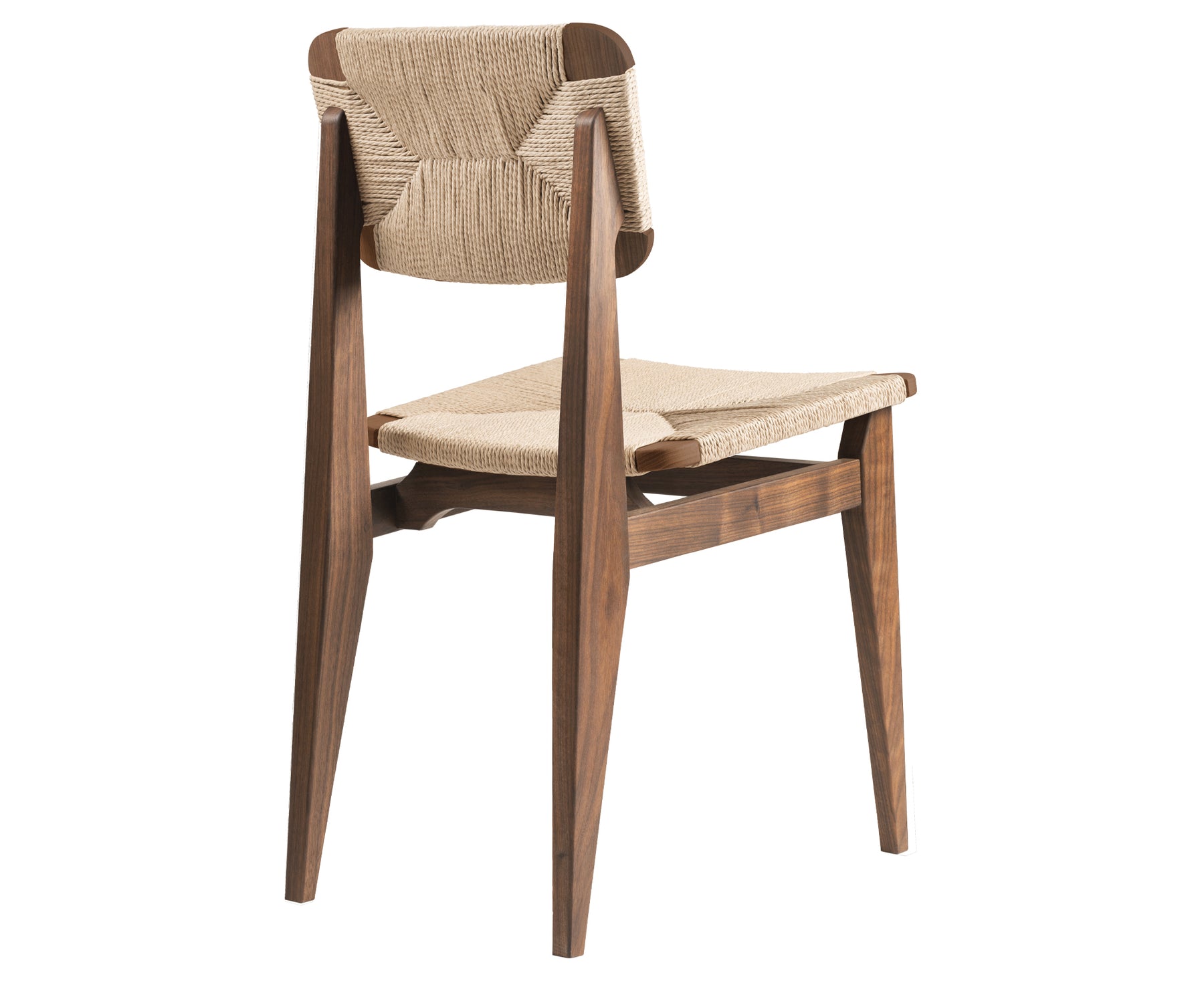 Walnut & Paper Cord Chair | DSHOP