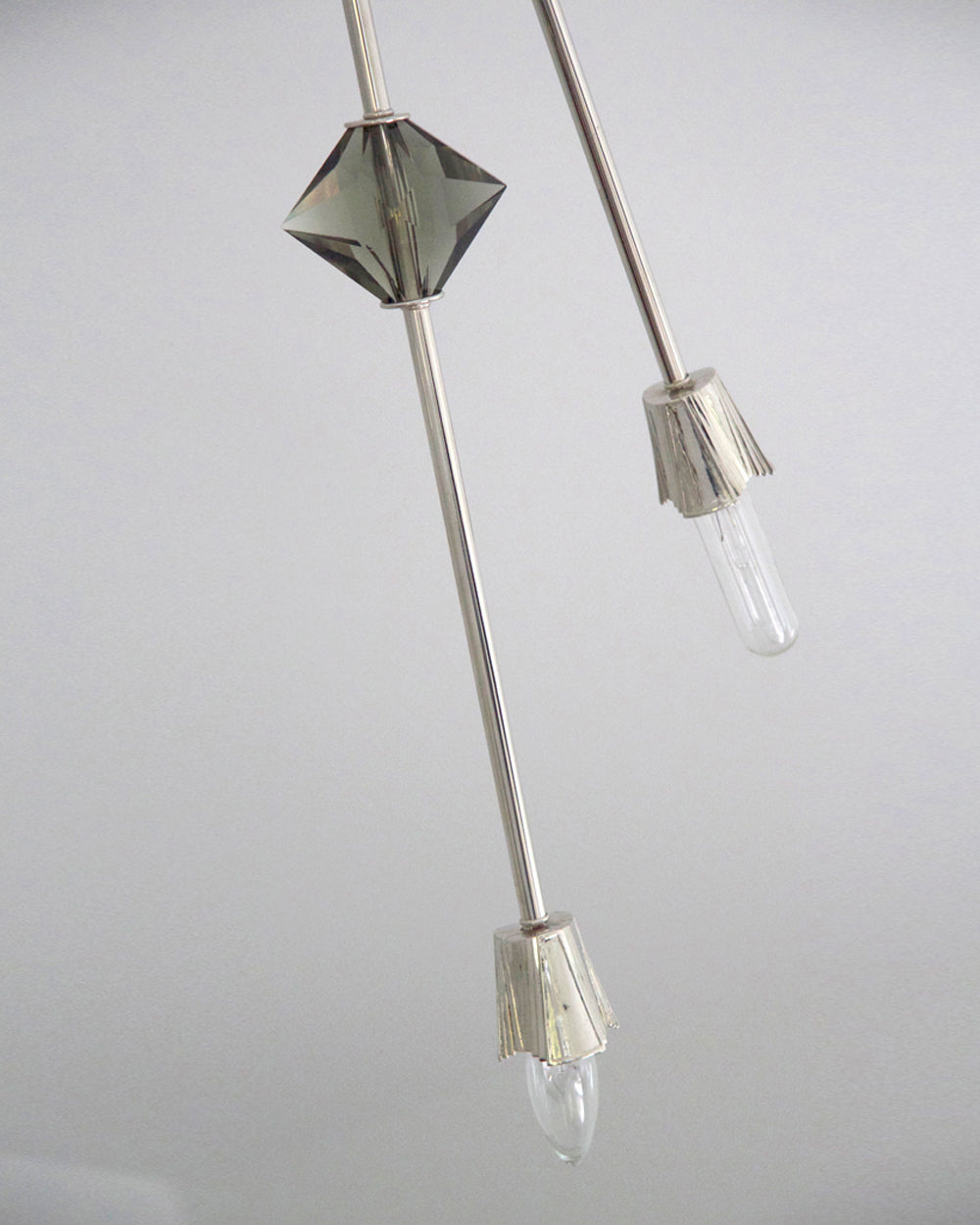 Axis Art Deco Light - 7 Arm With Vintage Smoke Glass | DSHOP