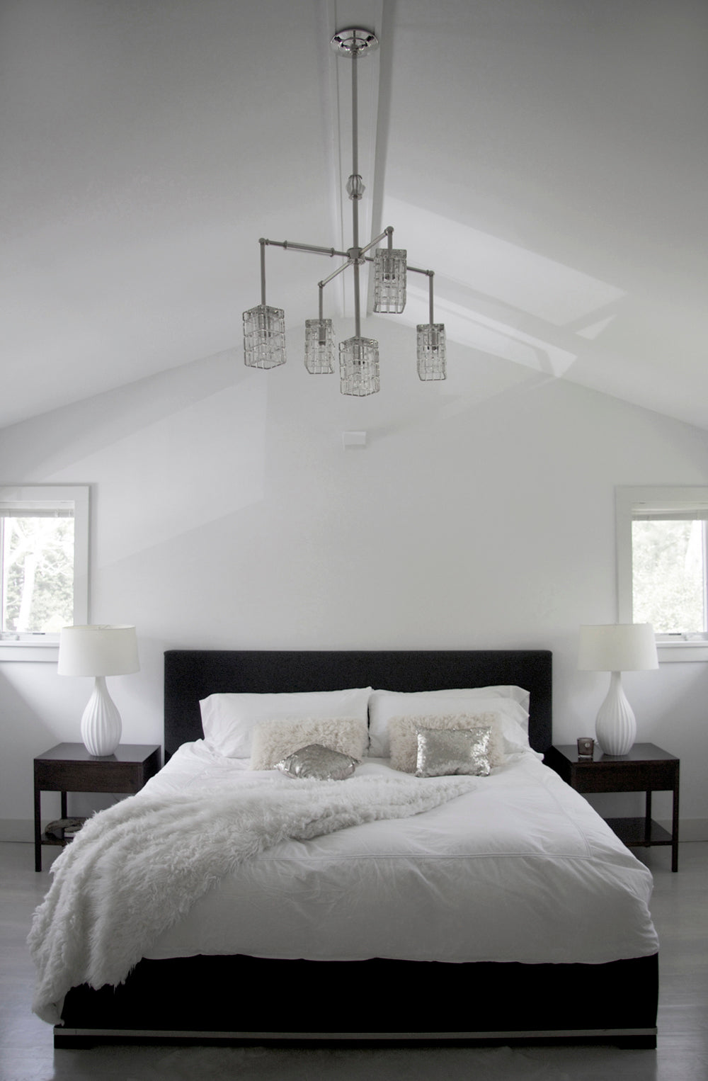 Michelle James Brilliant Cubed Chandelier - 5 Arm | DSHOP