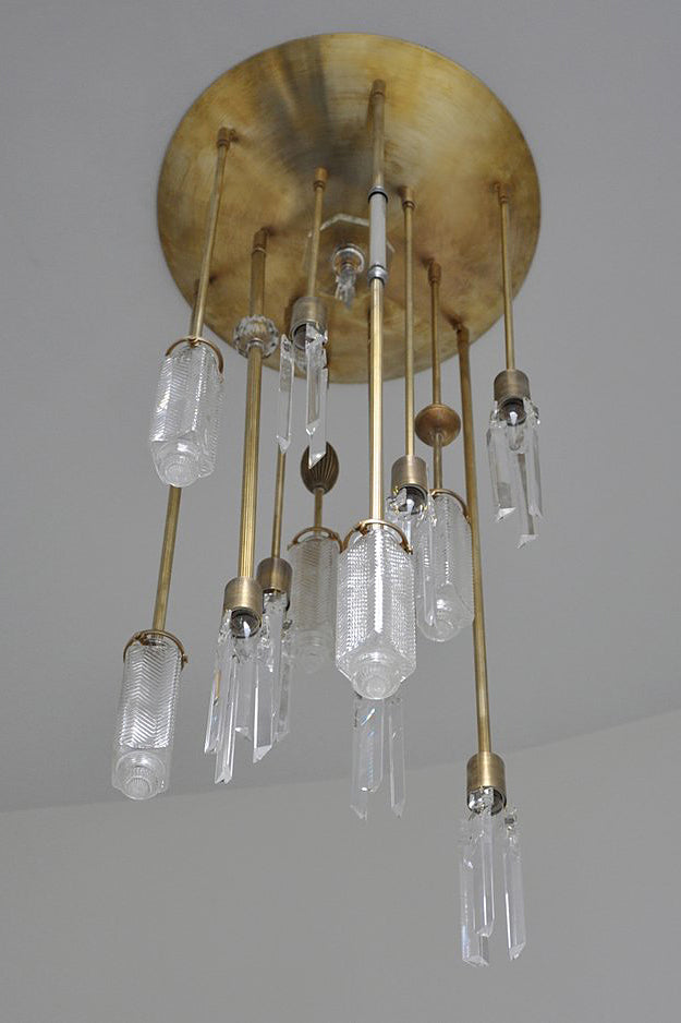 Chrysler Chandelier - Brass - 12 Arm by Michelle James  | DSHOP