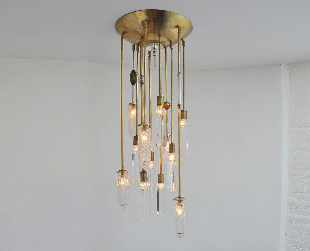 Chrysler Chandelier - Brass - 12 Arm  | DSHOP
