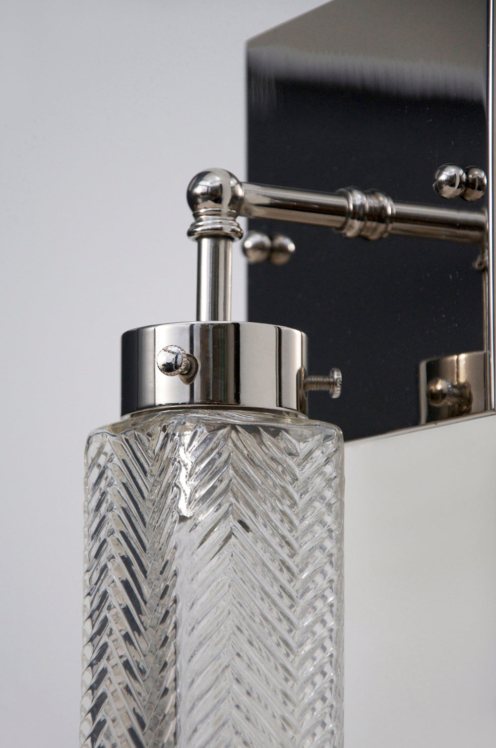 Chrysler Sconce - Square Nickel | DSHOP